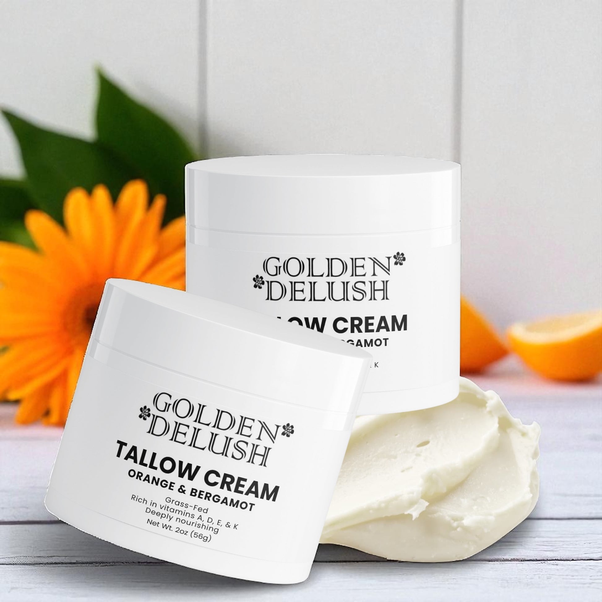 Tallow Cream Orange & Bergamot