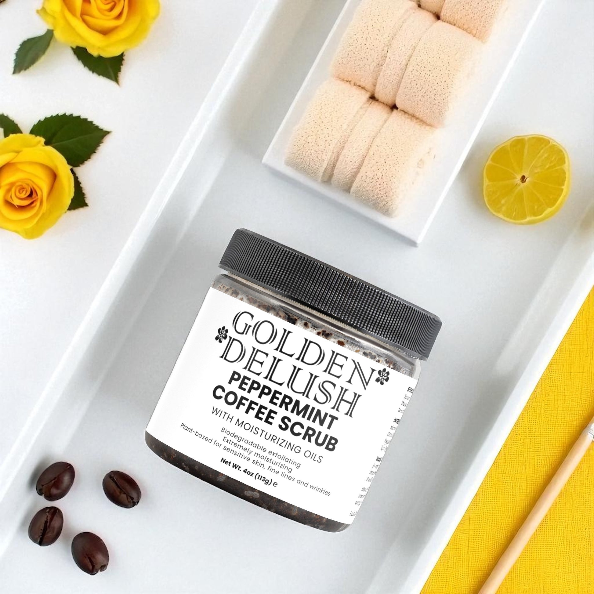 Peppermint Coffee Scrub