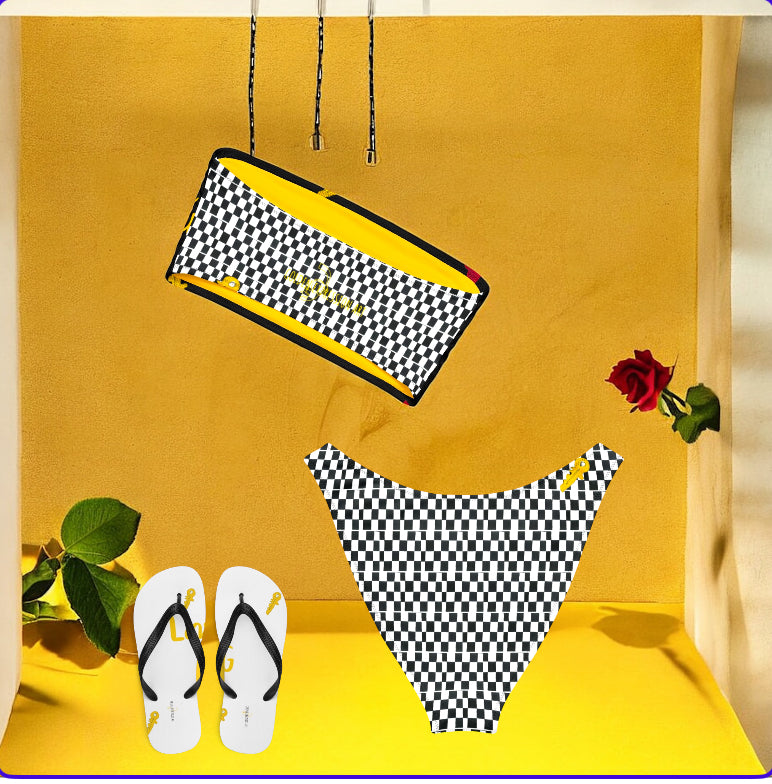 No Shade Sun Bath Bandeau Bikini