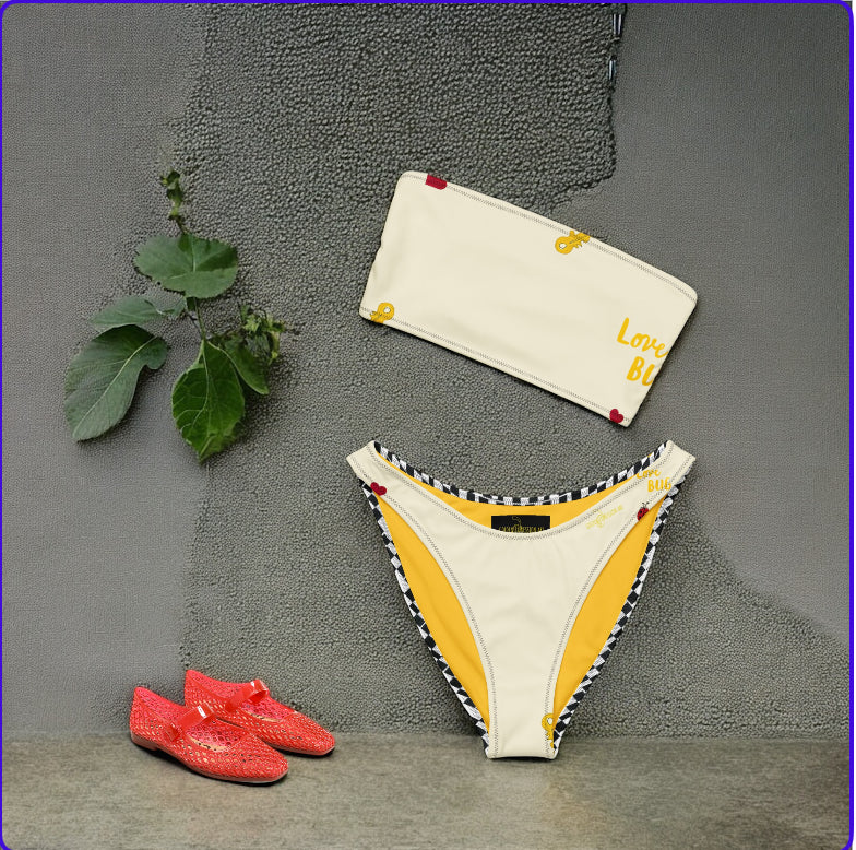 No Shade Sun Bath Bikini Set