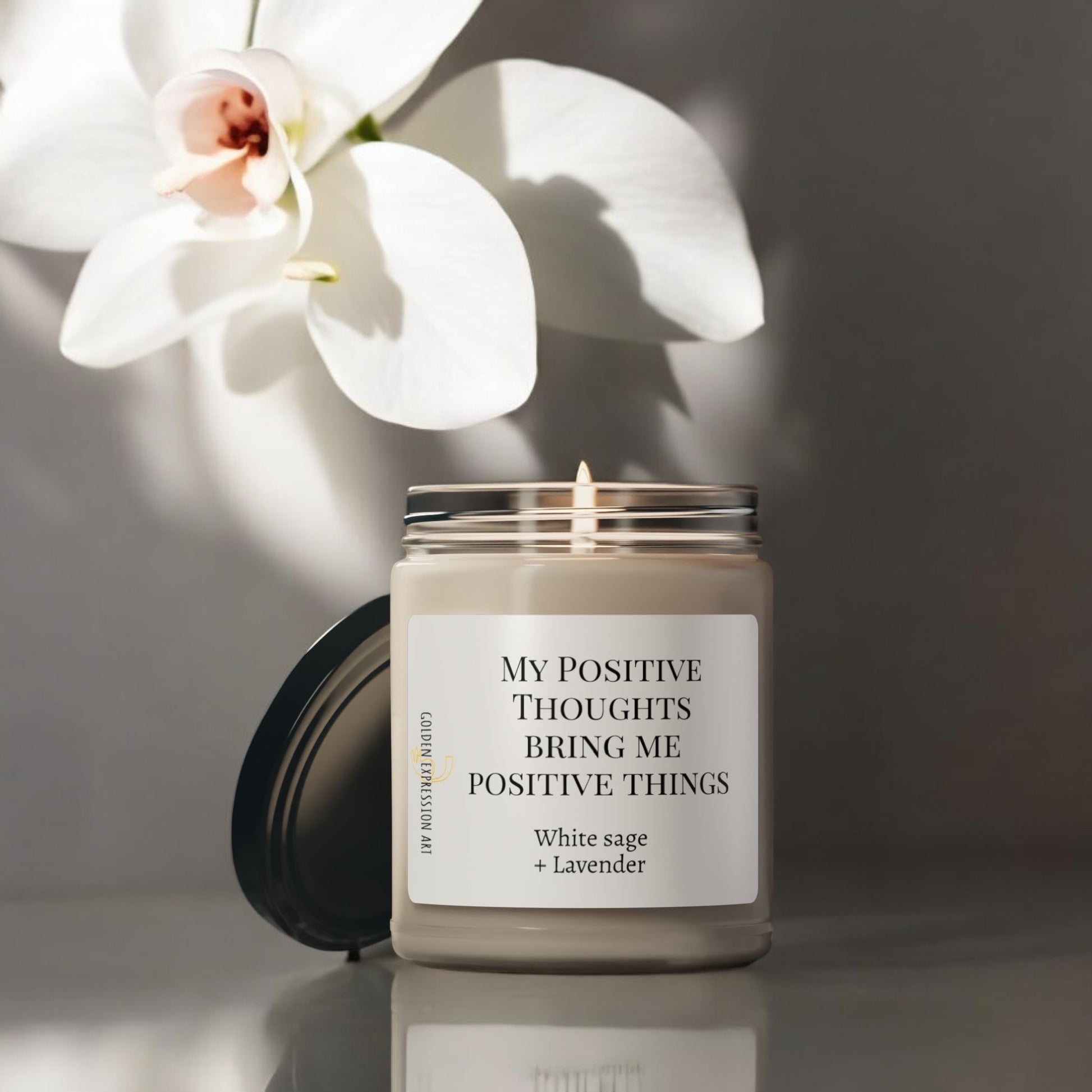 Vibration Soy Candle - Golden Expression Art