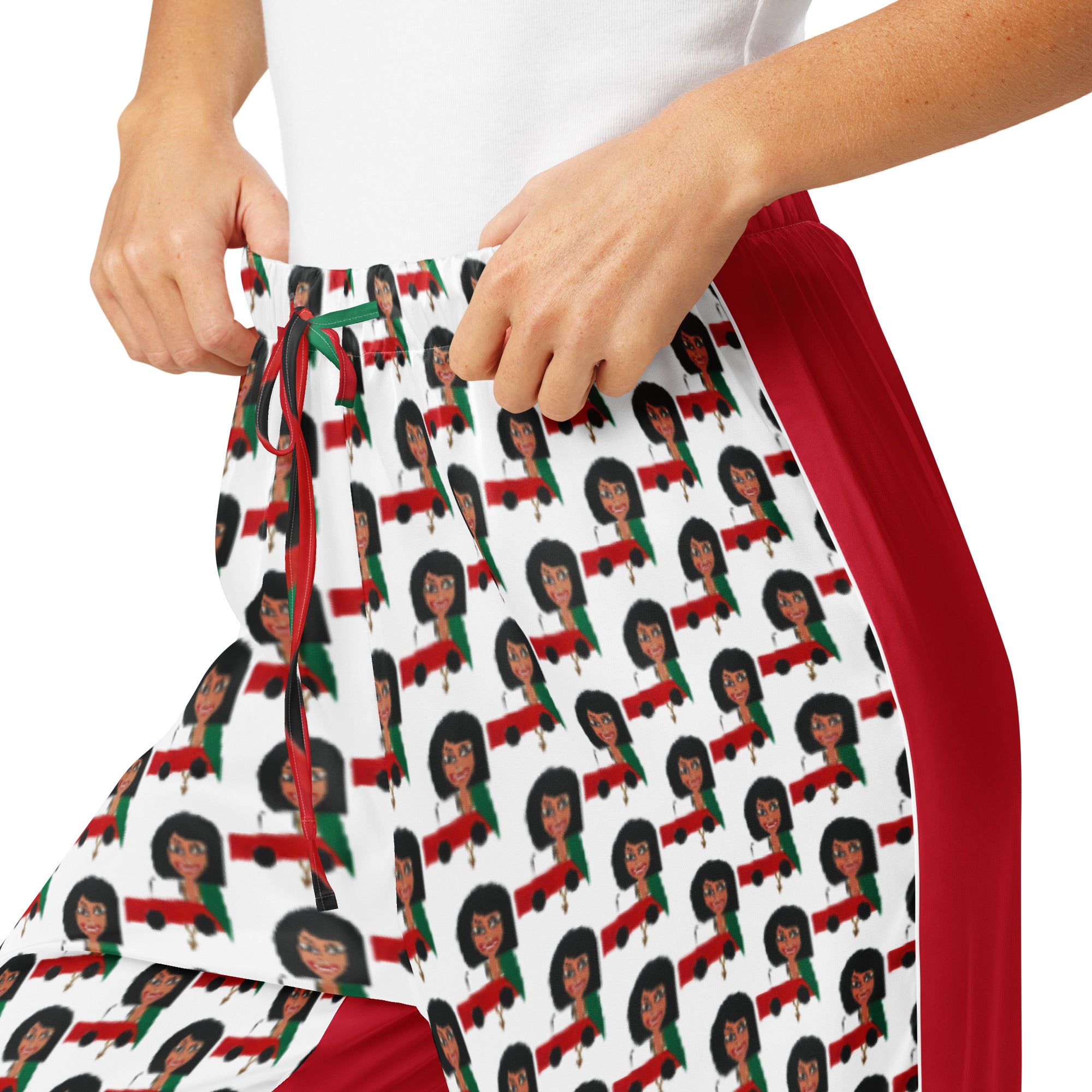 Iconic Flow Pajamas Pants - Golden Expression Art