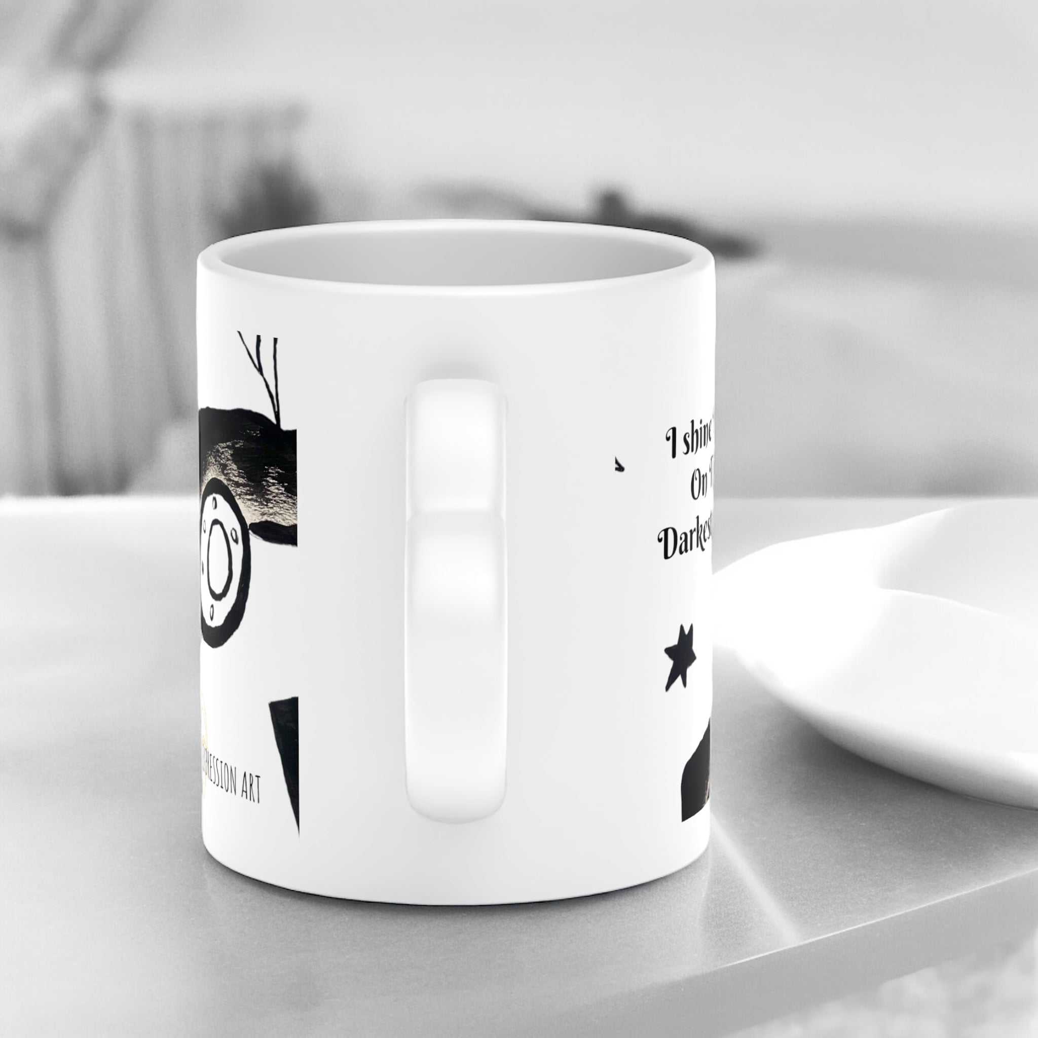 Good Morning Coffee Tea Mug - Golden Expression Art