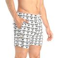 Moon Man Swim Trunks - Golden Expression Art