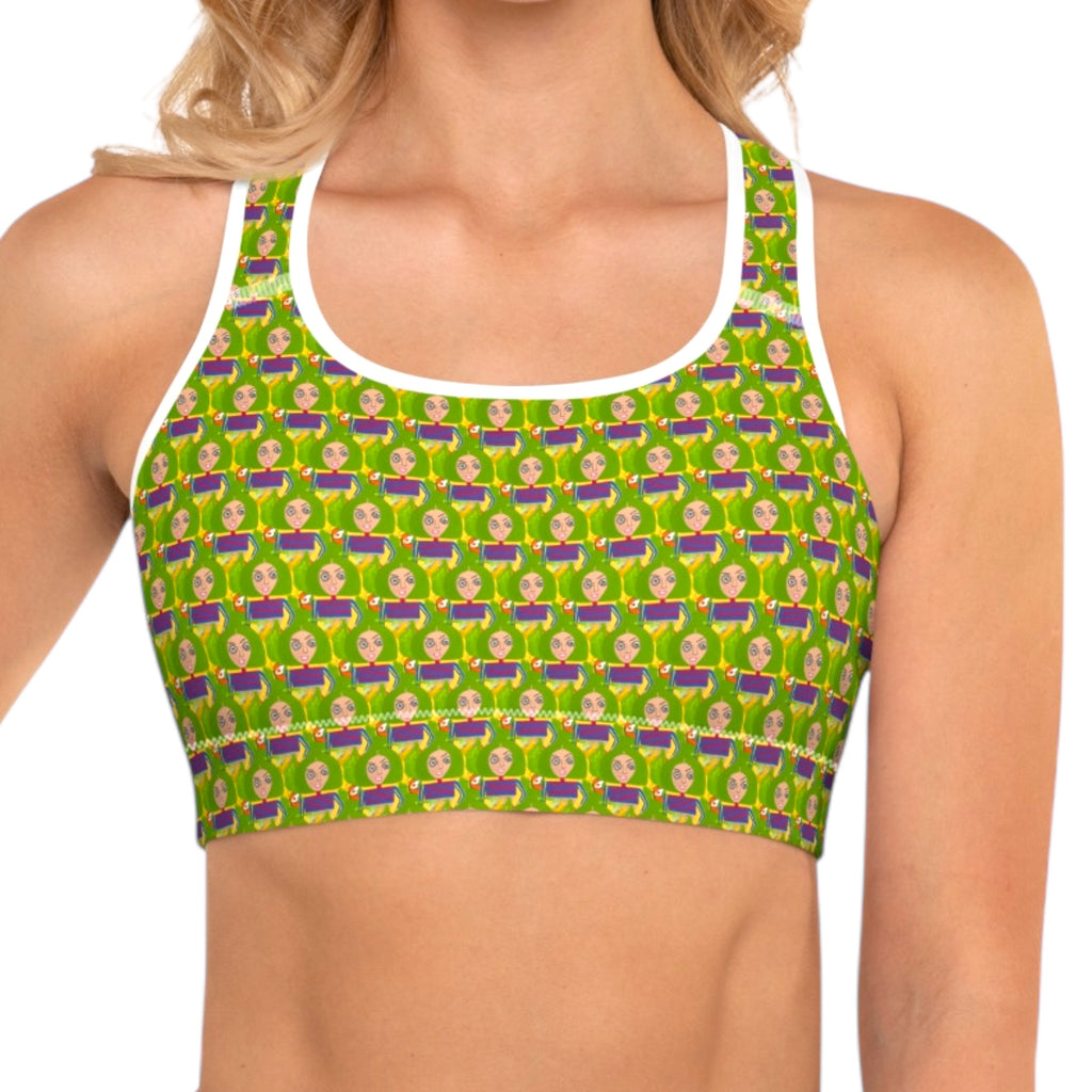 Bree padded Sports Bra - Golden Expression Art