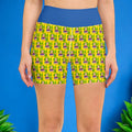 Athletic Yoga Shorts - Golden Expression Art
