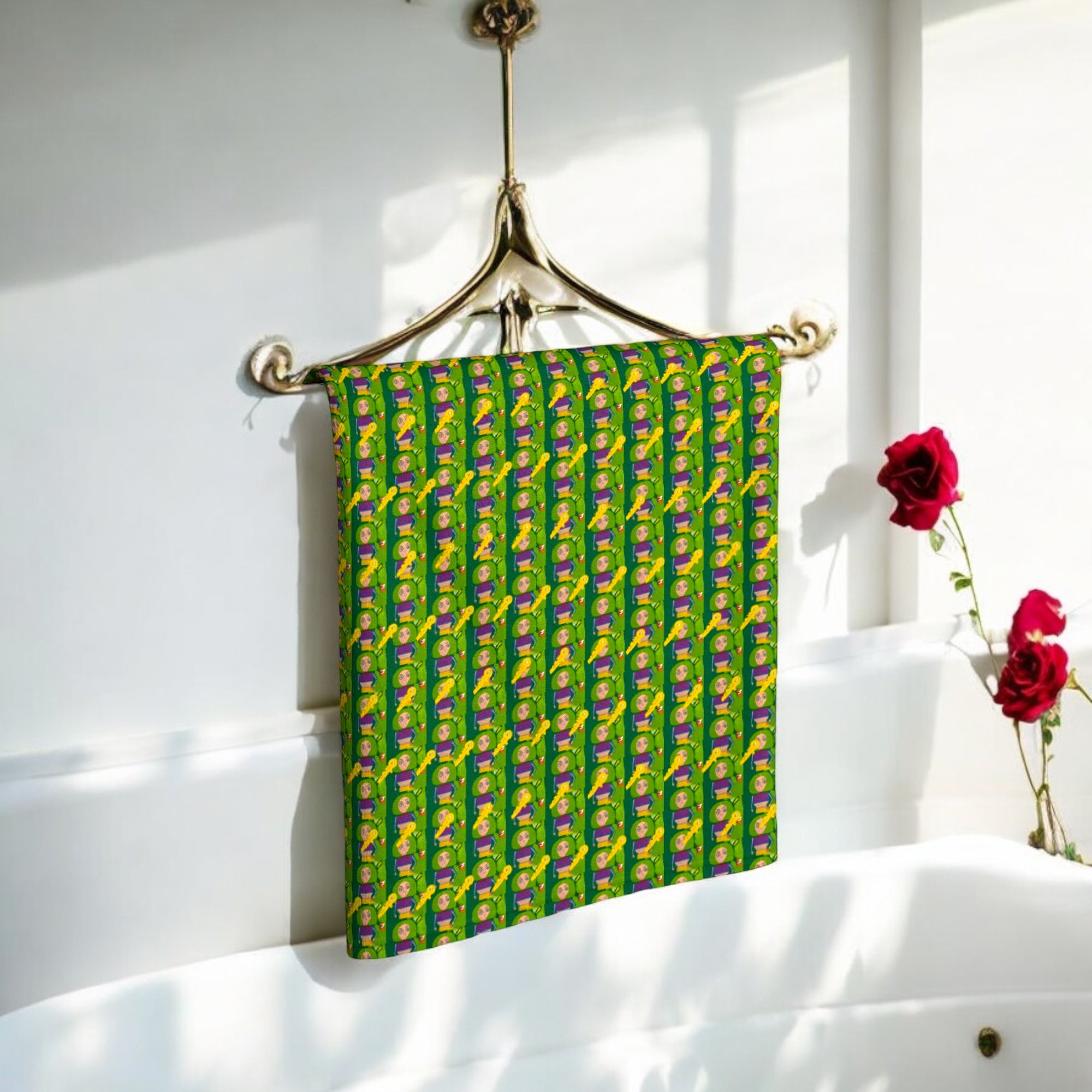 Cozy Beach Bath Towel - Golden Expression Art