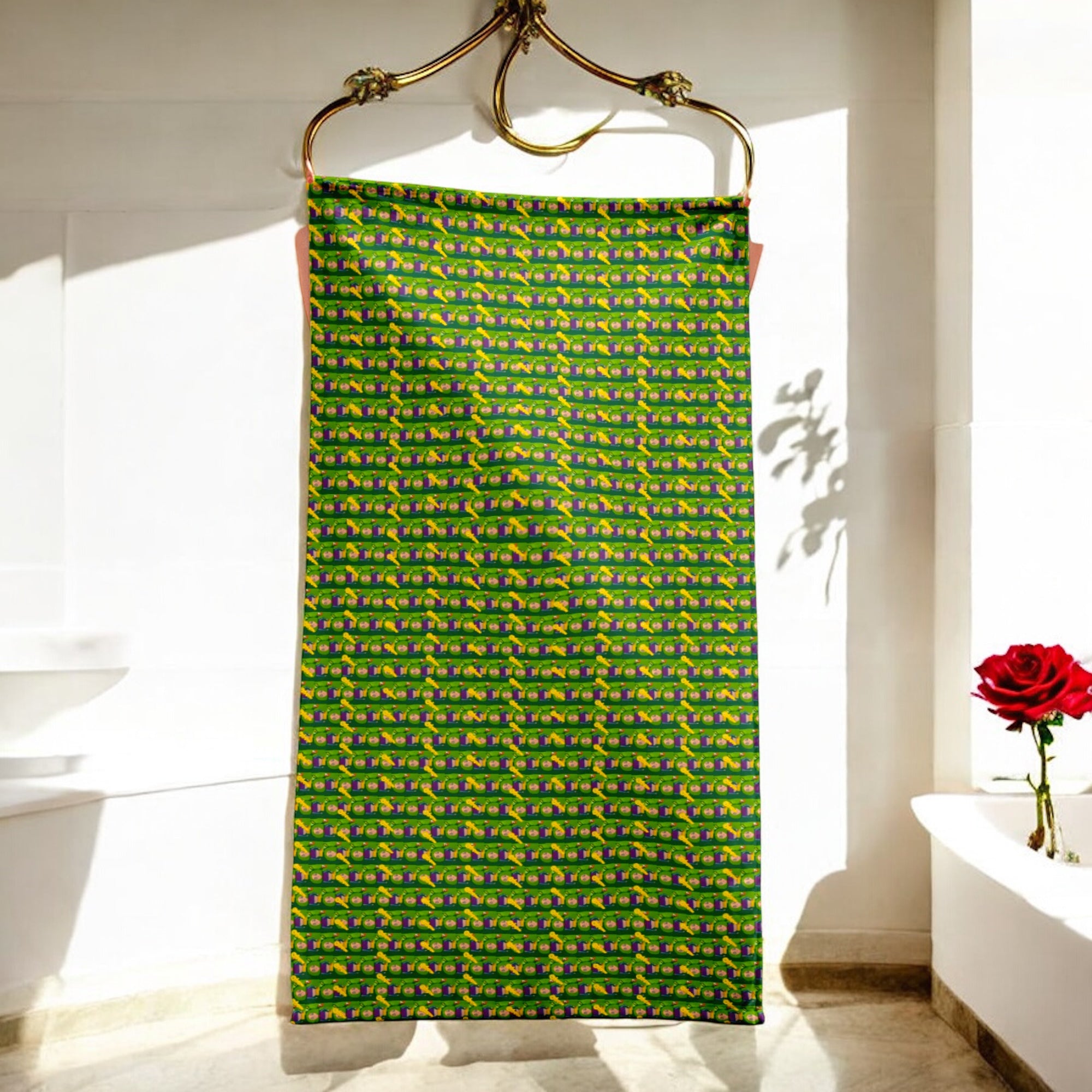 Cozy Beach Bath Towel - Golden Expression Art