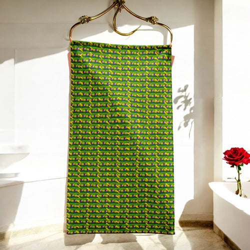 Cozy Beach Bath Towel - Golden Expression Art