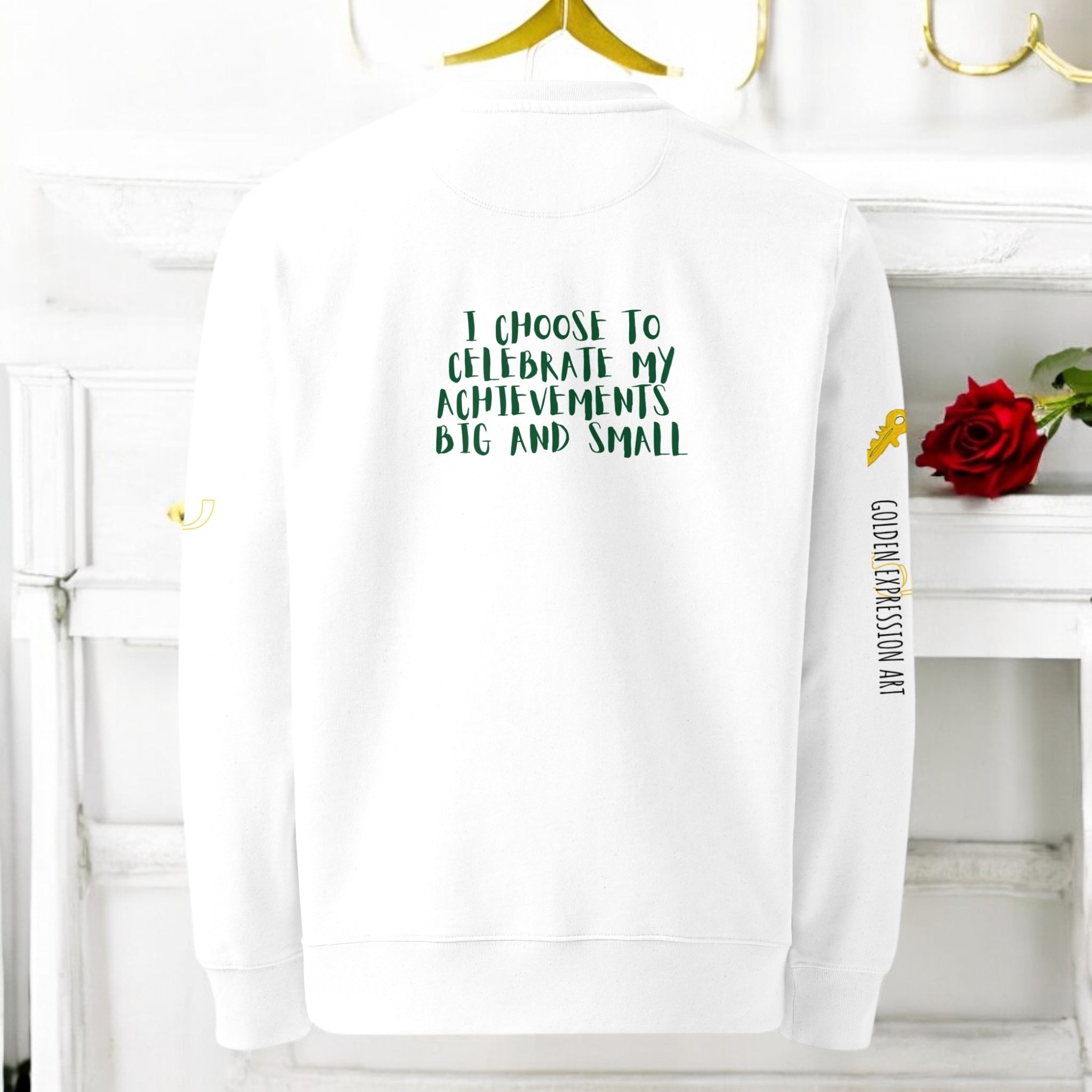 Achievement Unisex Sweatshirt - Golden Expression Art