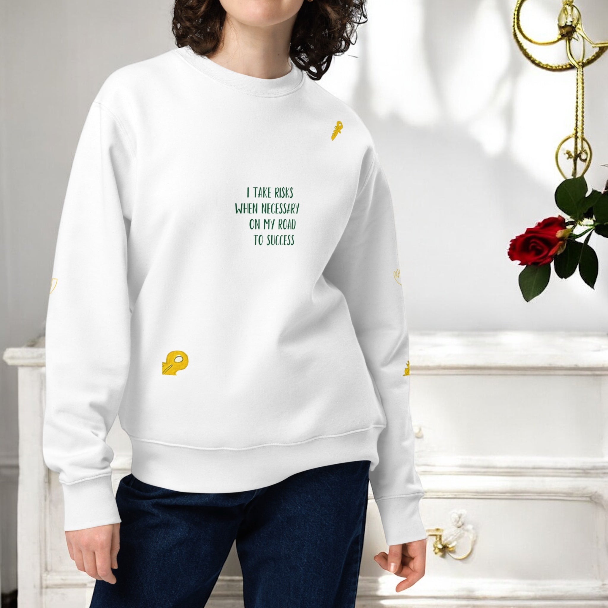 Achievement Unisex Sweatshirt - Golden Expression Art