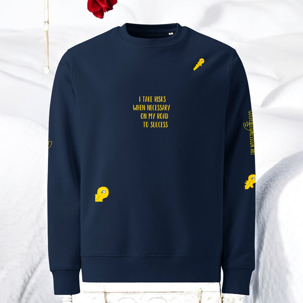 Achievement Unisex Sweatshirt - Golden Expression Art