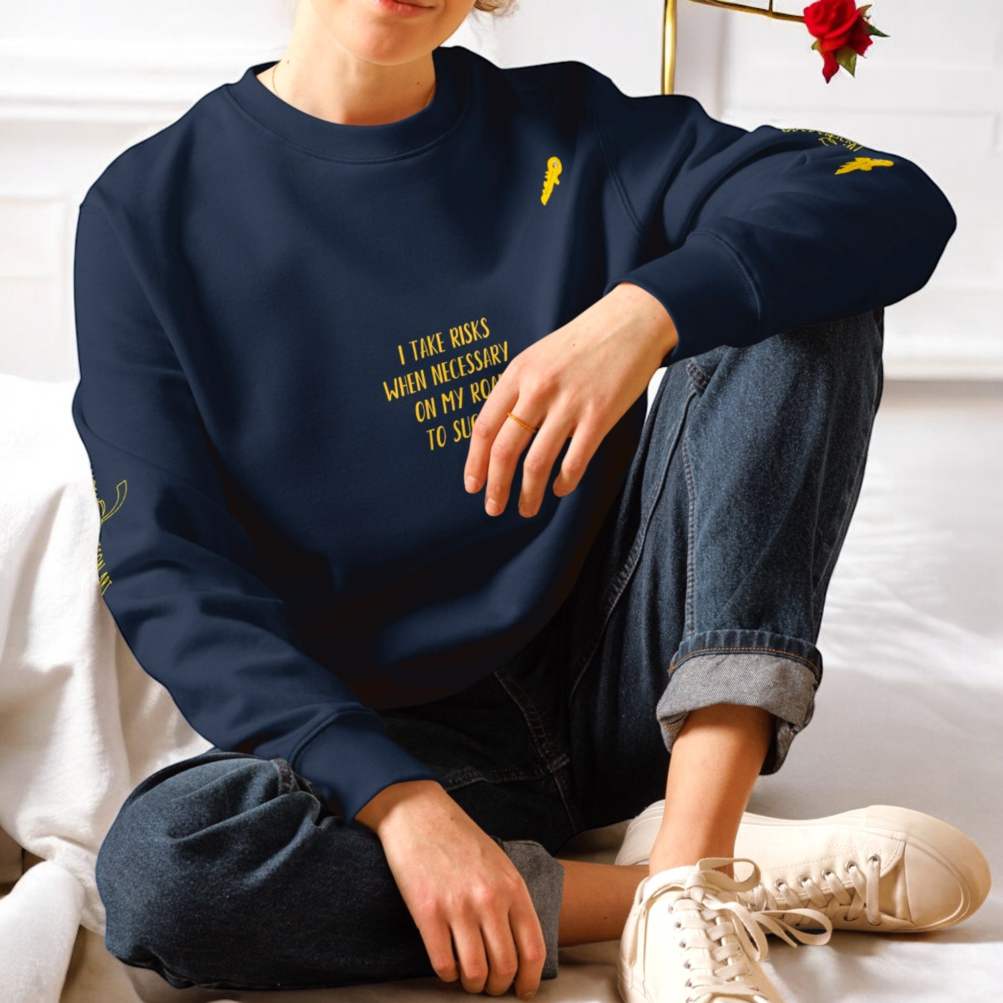 Achievement Unisex Sweatshirt - Golden Expression Art