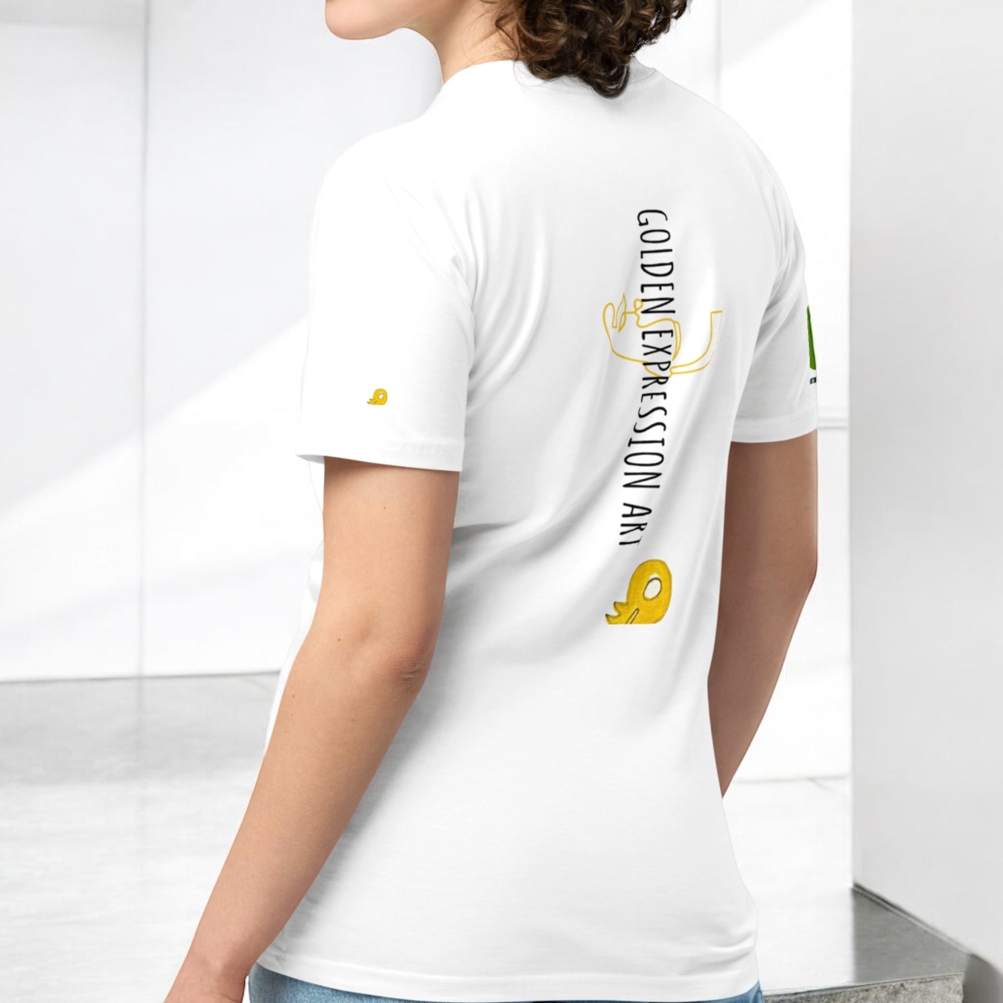 Golden Short Sleeve T- Shirt - Golden Expression Art