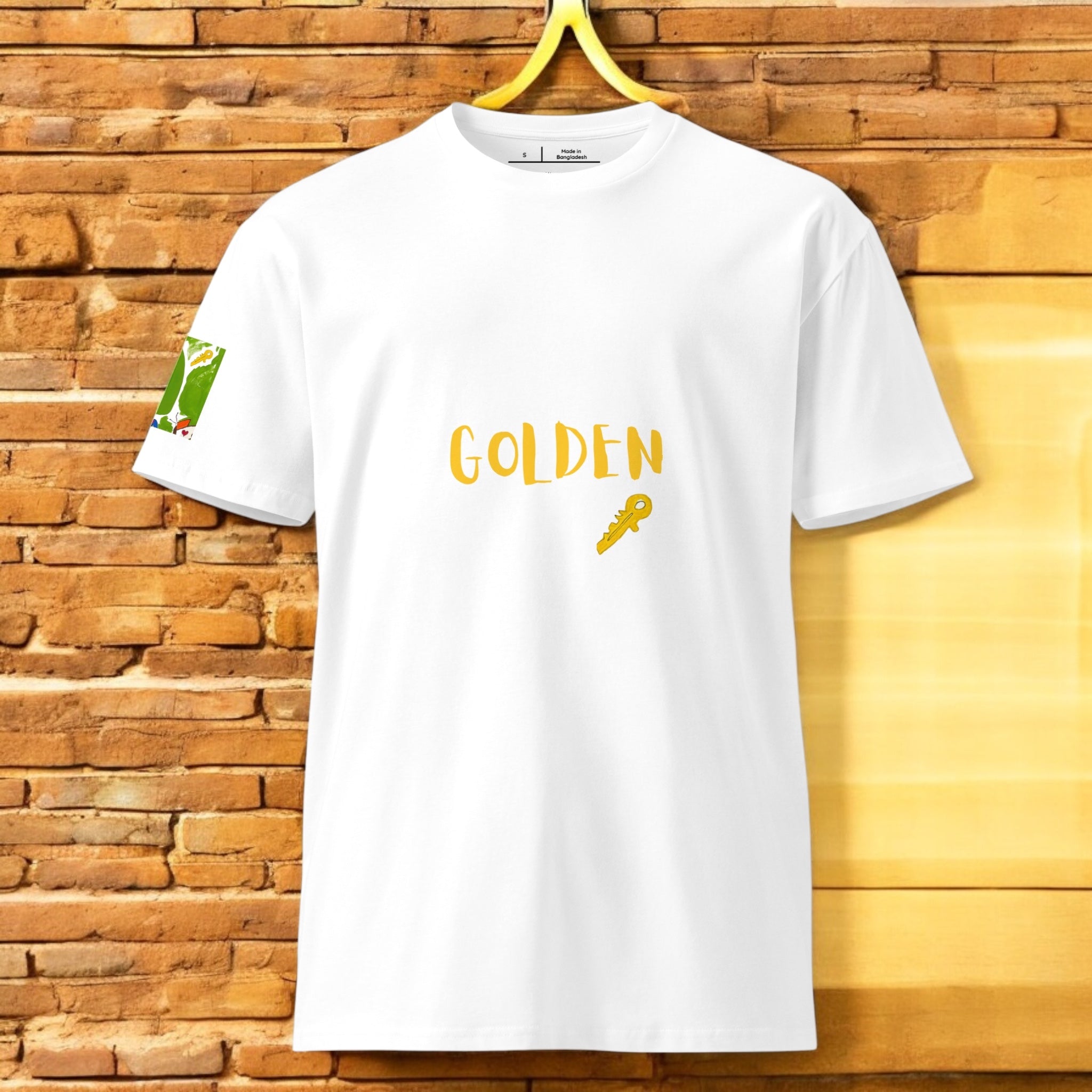 Golden Short Sleeve T- Shirt - Golden Expression Art