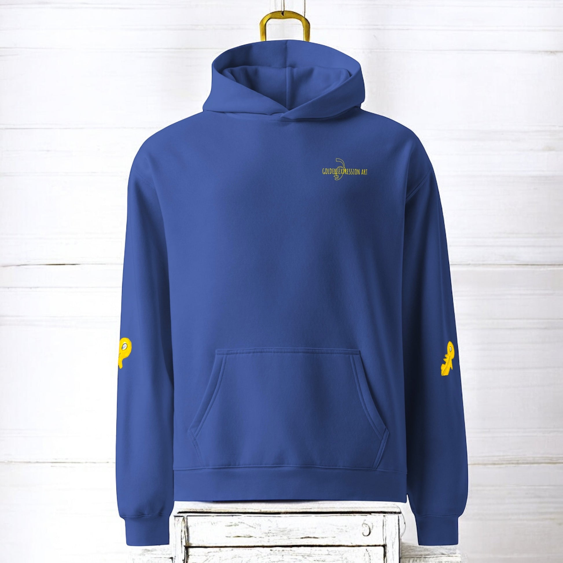 Oversized Sweatshirt Hoodie - Golden Expression Art
