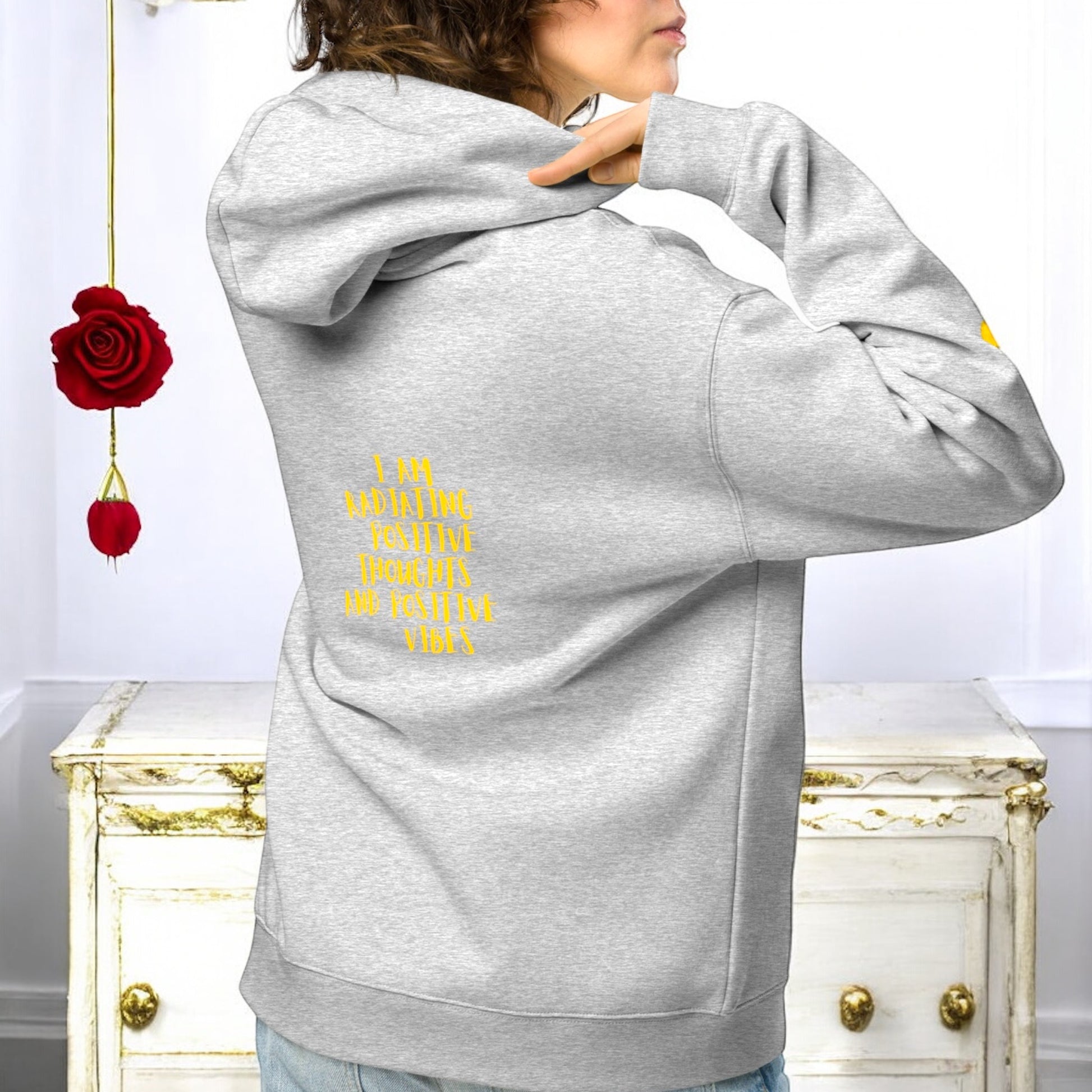 Oversized Sweatshirt Hoodie - Golden Expression Art