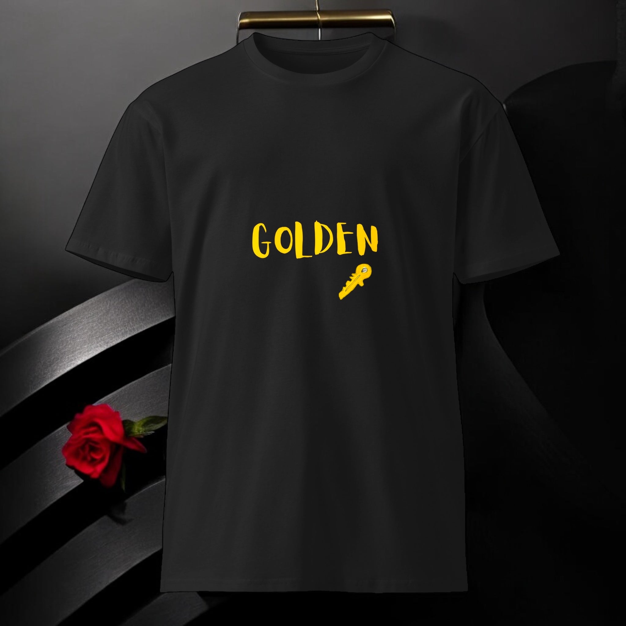 Golden Short Sleeve T- Shirt - Golden Expression Art