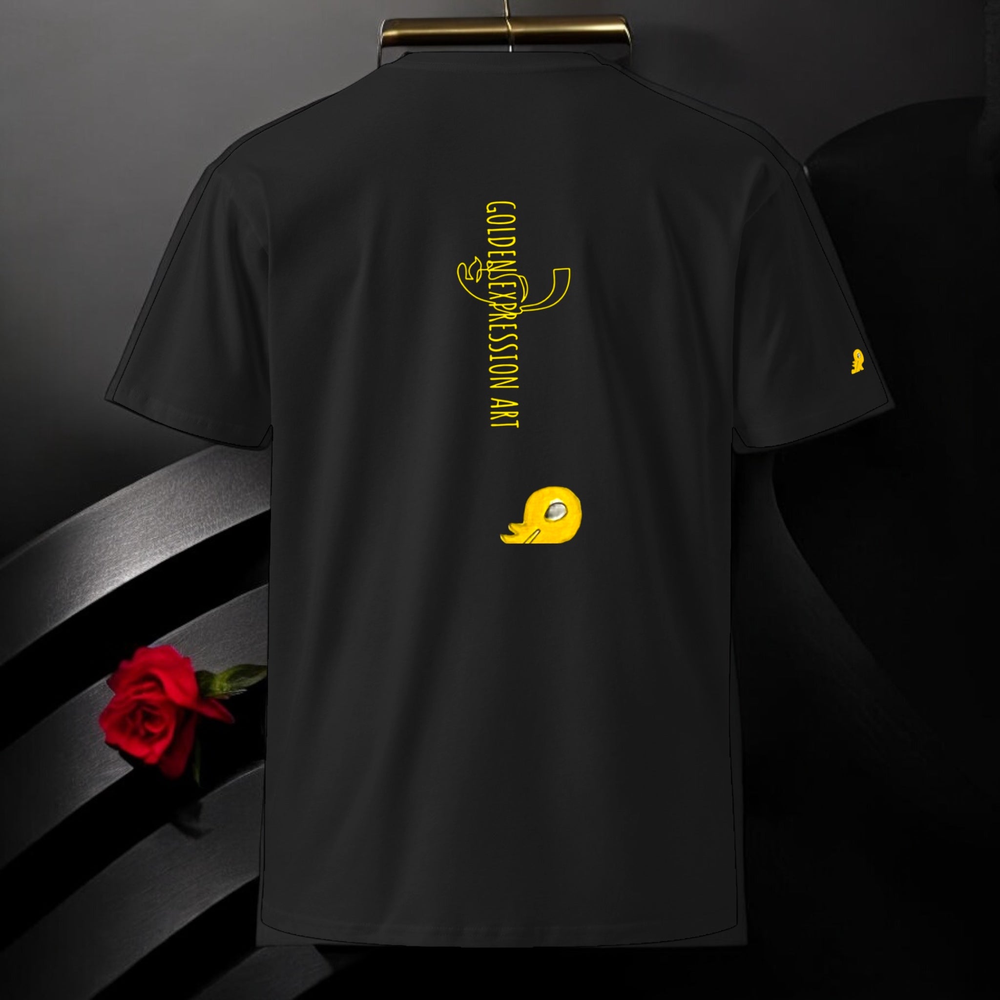 Golden Short Sleeve T- Shirt - Golden Expression Art