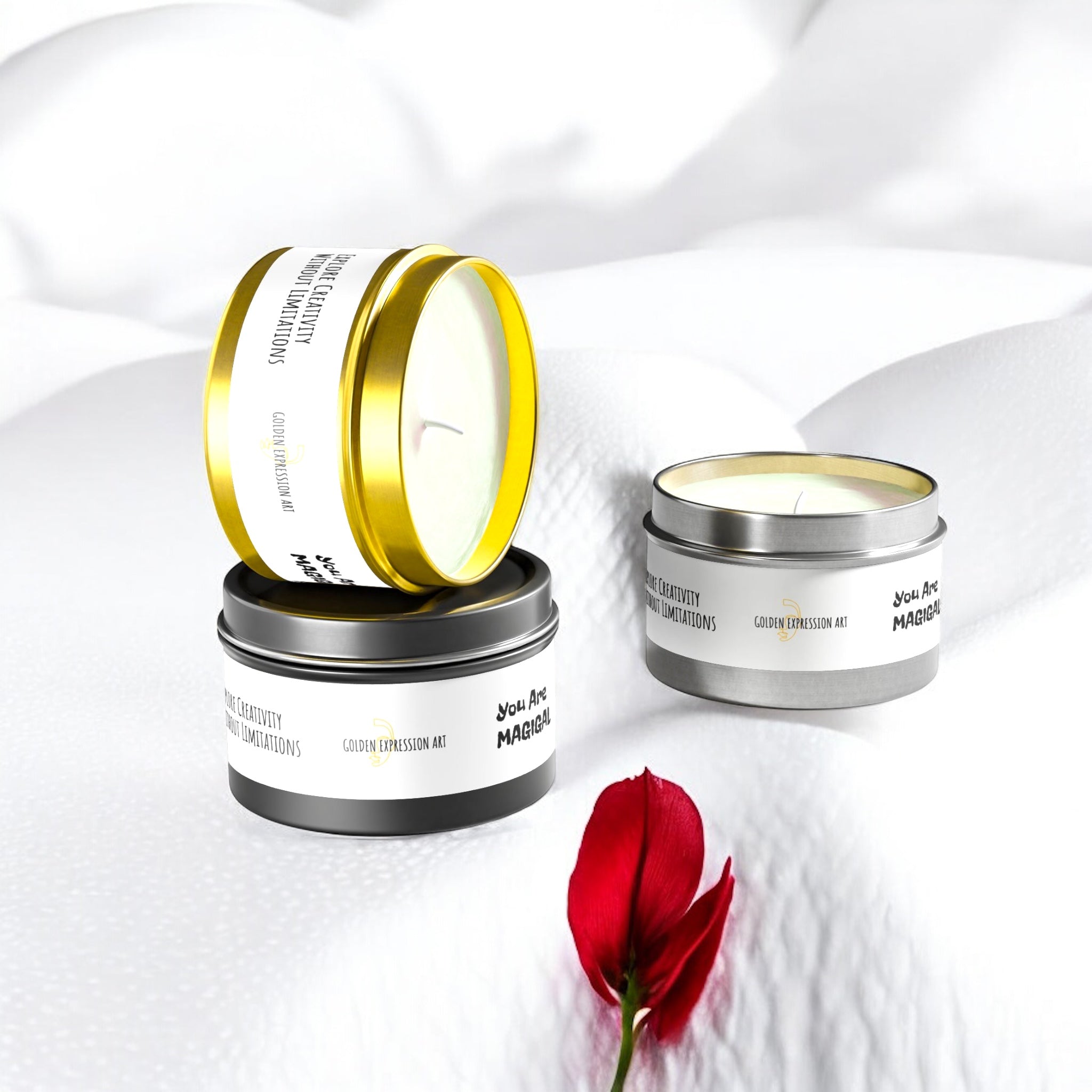 Serenity Soy Candle - Golden Expression Art