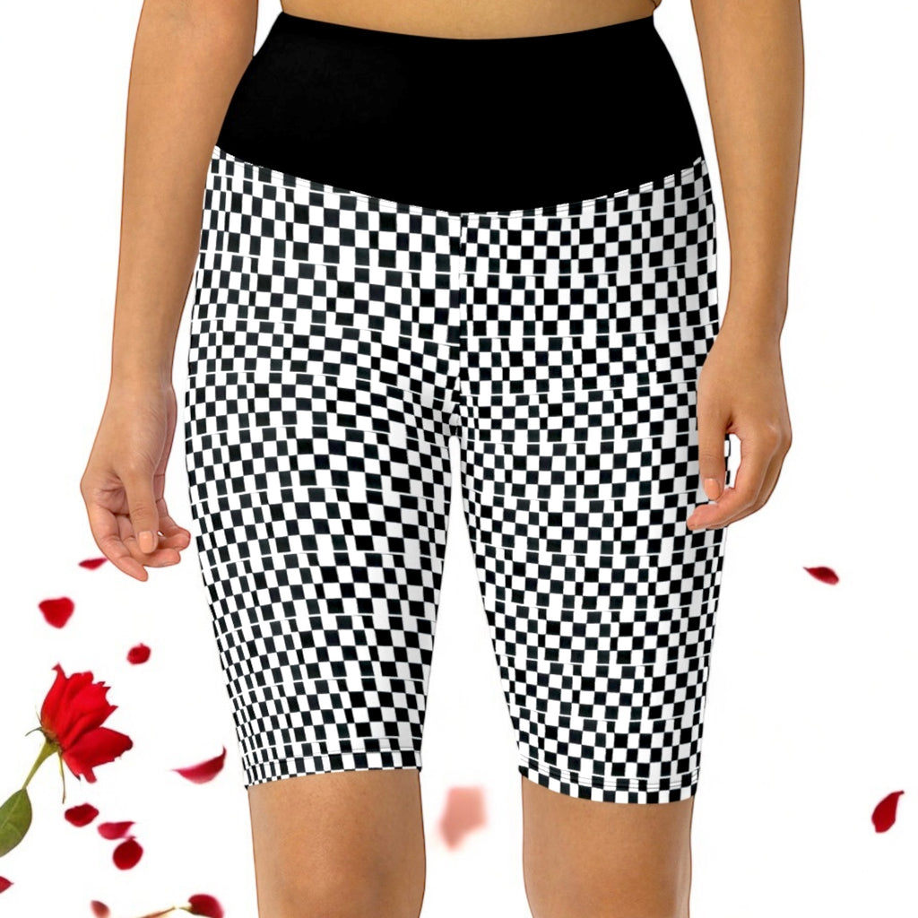 Stallion Biker Athletic Shorts - Golden Expression Art