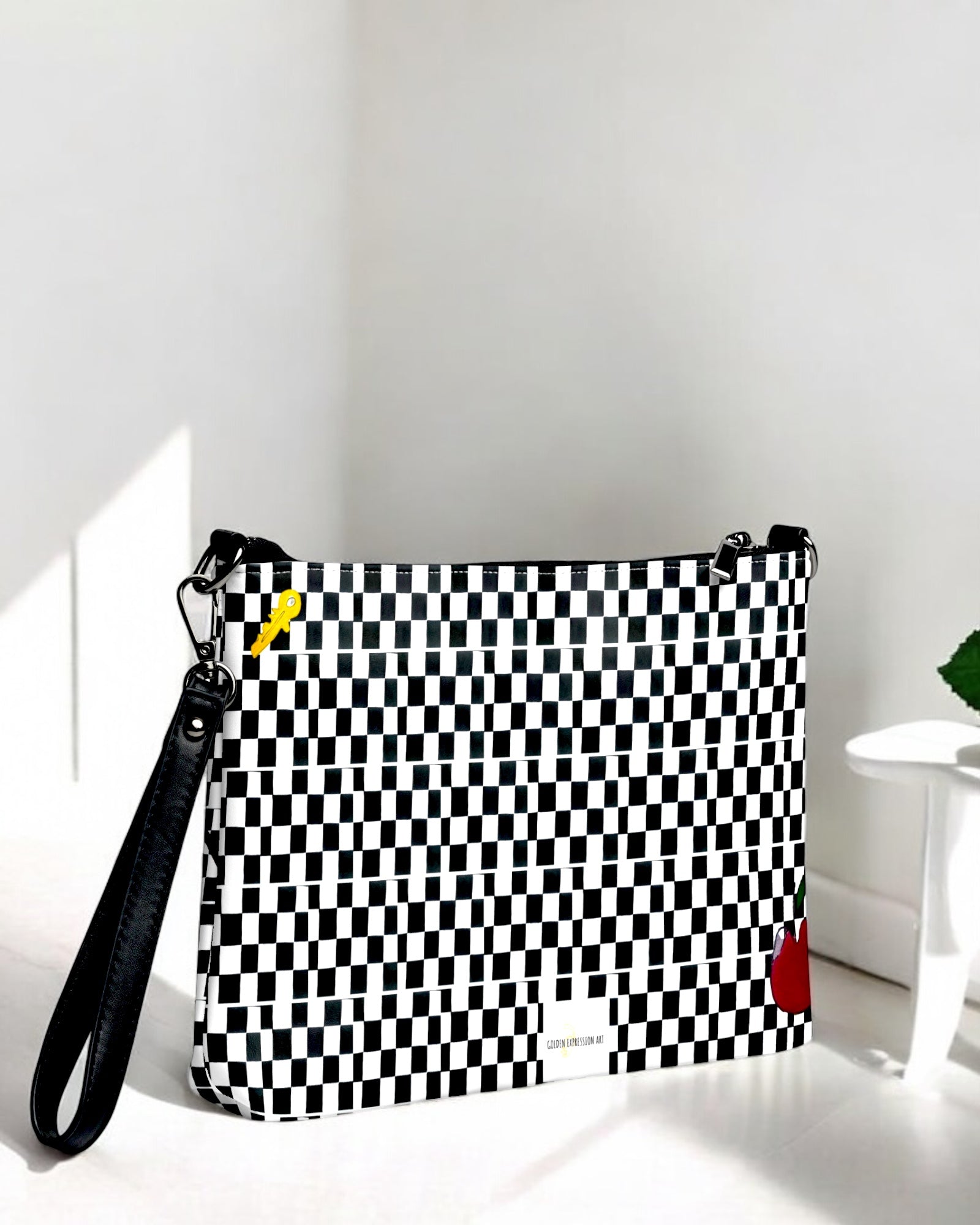 Perfect Crossbody Bag - Golden Expression Art