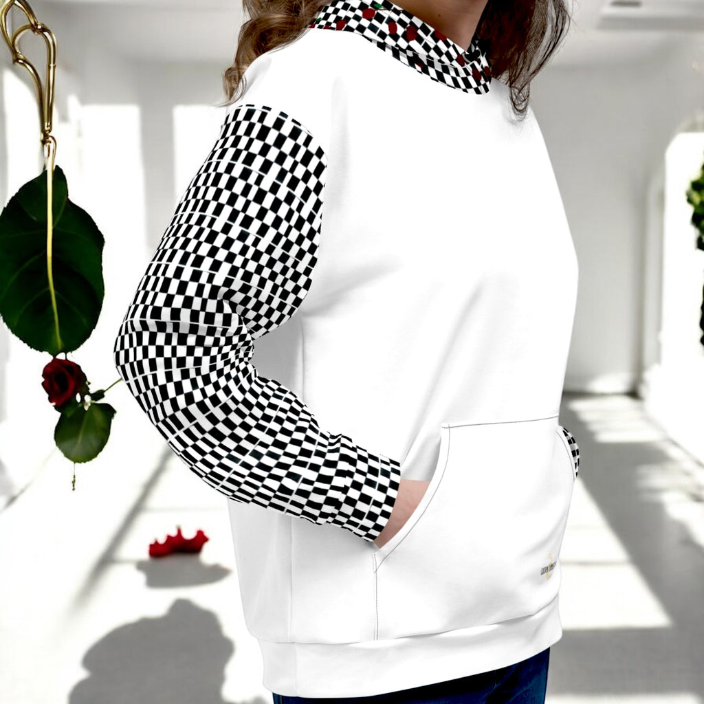 Black & White Board Classic Hoodie - Golden Expression Art