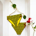 Mesmerize Checkered Bikini Bottom - Golden Expression Art