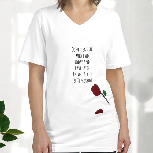 Bella Classic V Neck T Shirt - Golden Expression Art