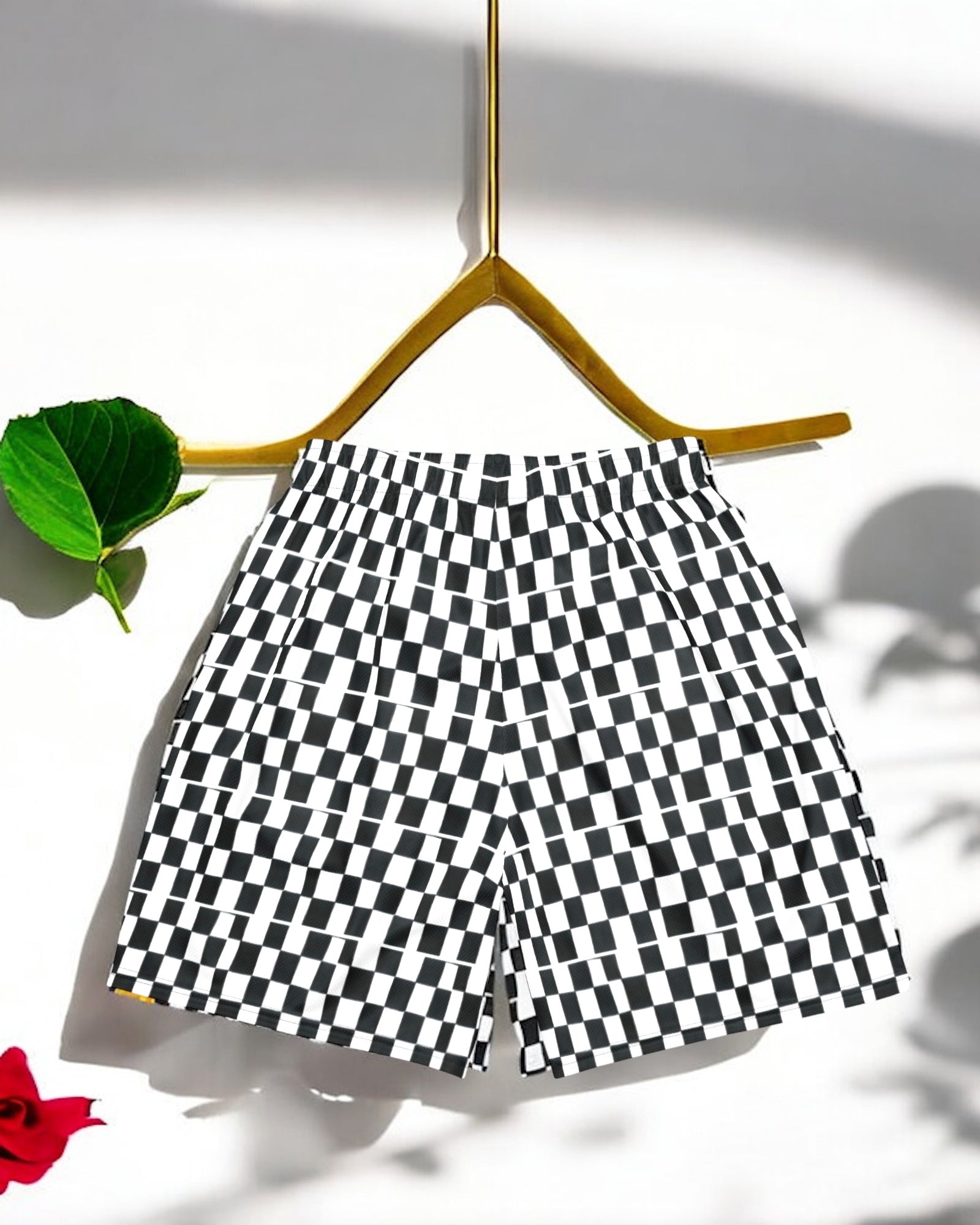 Status Mesh Athletic Shorts - Golden Expression Art