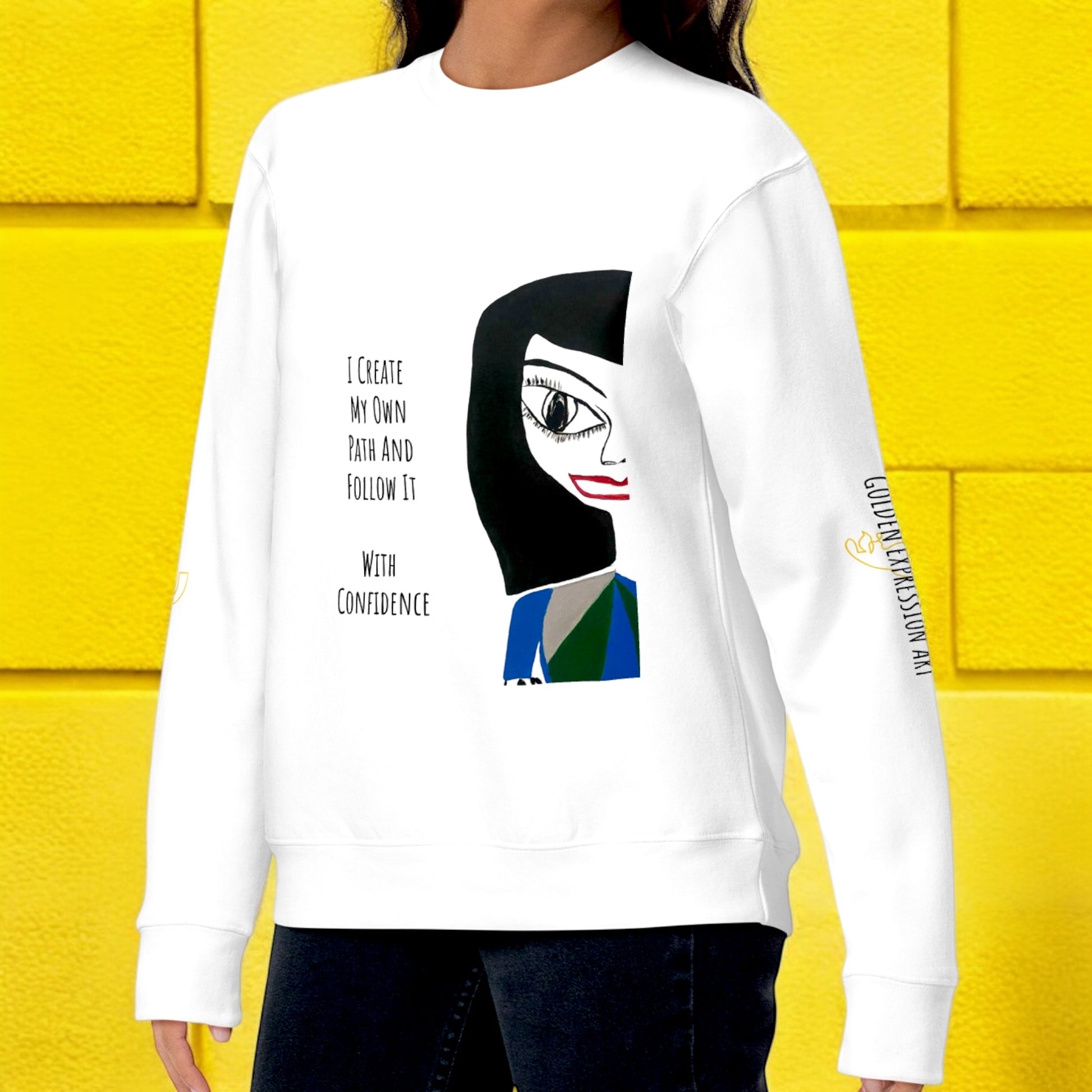 Galaxy Unisex Sweatshirt - Golden Expression Art