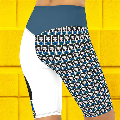 Apocalypse Yoga Shorts - Golden Expression Art