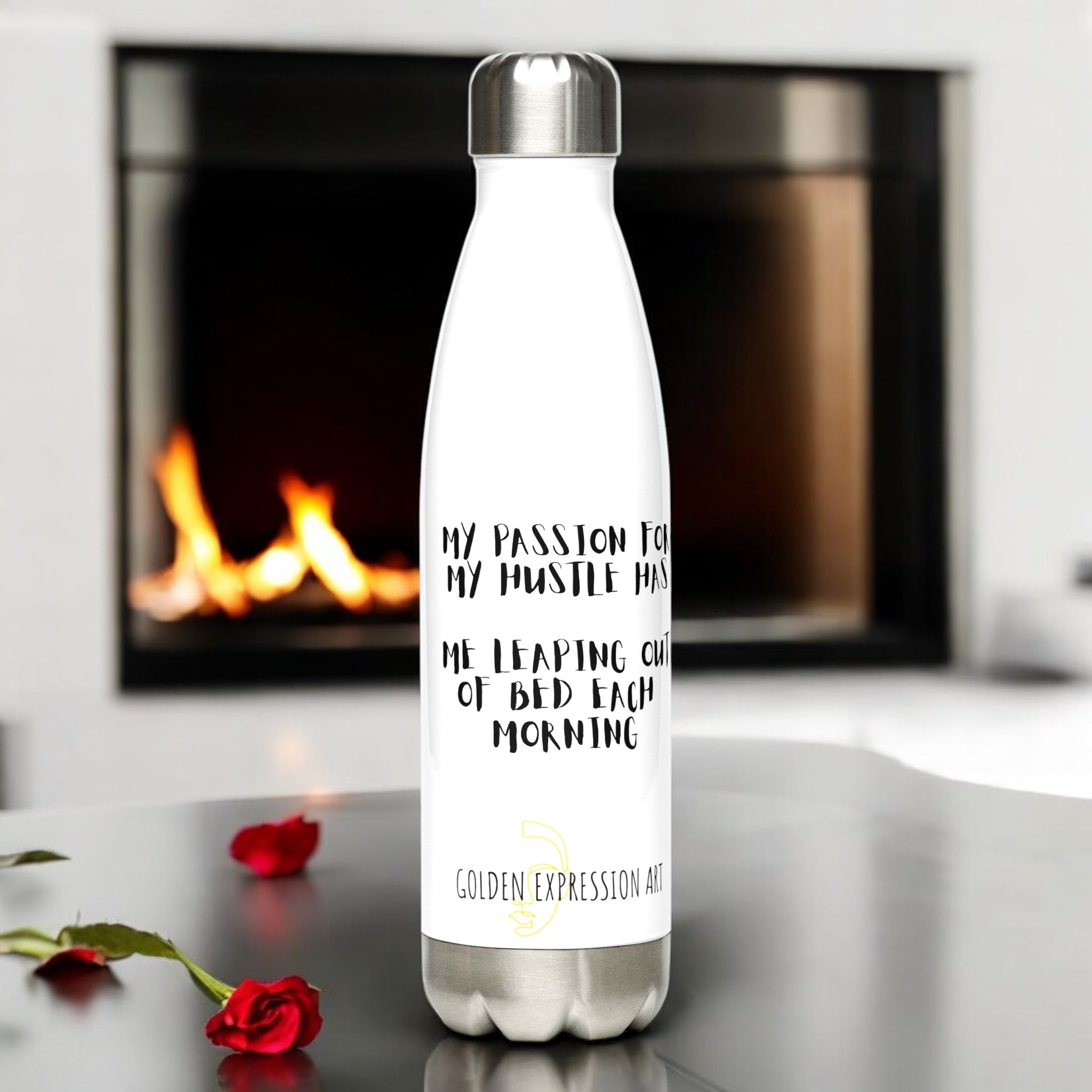 Aquaria Stainless Tumbler - Golden Expression Art