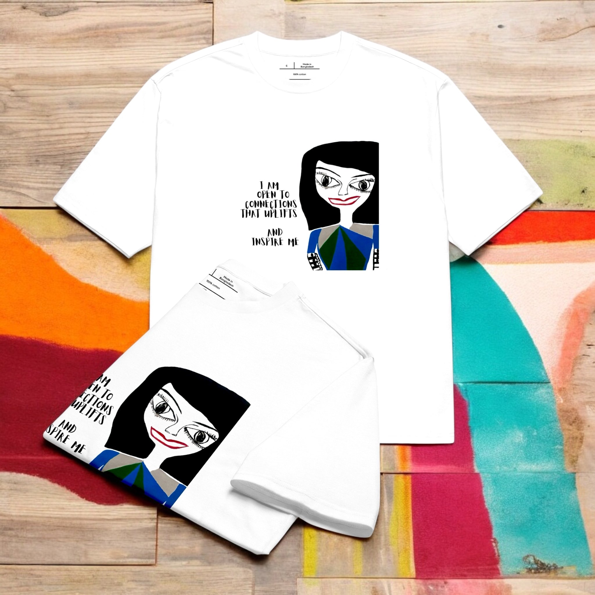 Paradox Oversized Unisex T-Shirt - Golden Expression Art