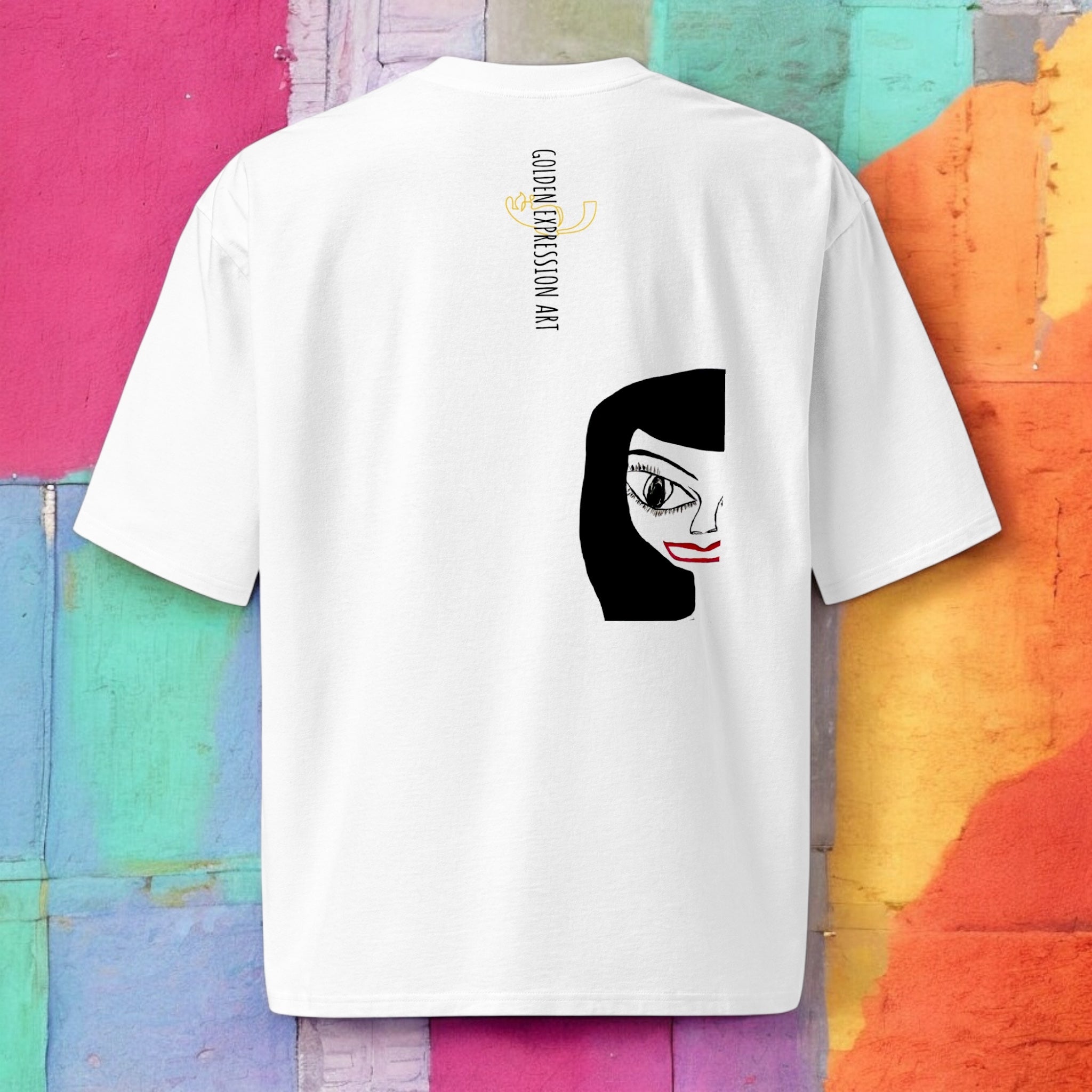 Paradox Oversized Unisex T-Shirt - Golden Expression Art