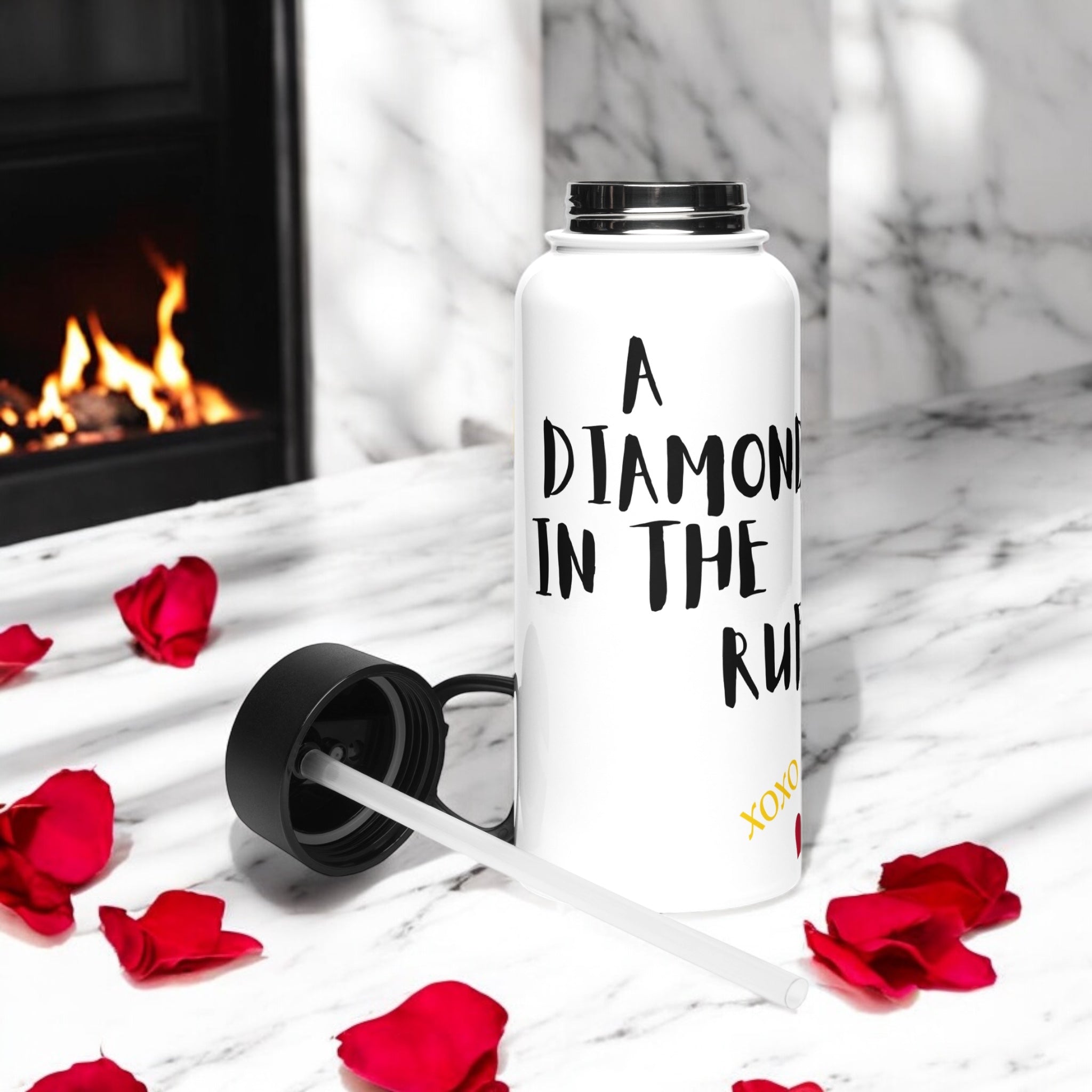 Water Well Stainless Steel Tumbler - Golden Expression Art