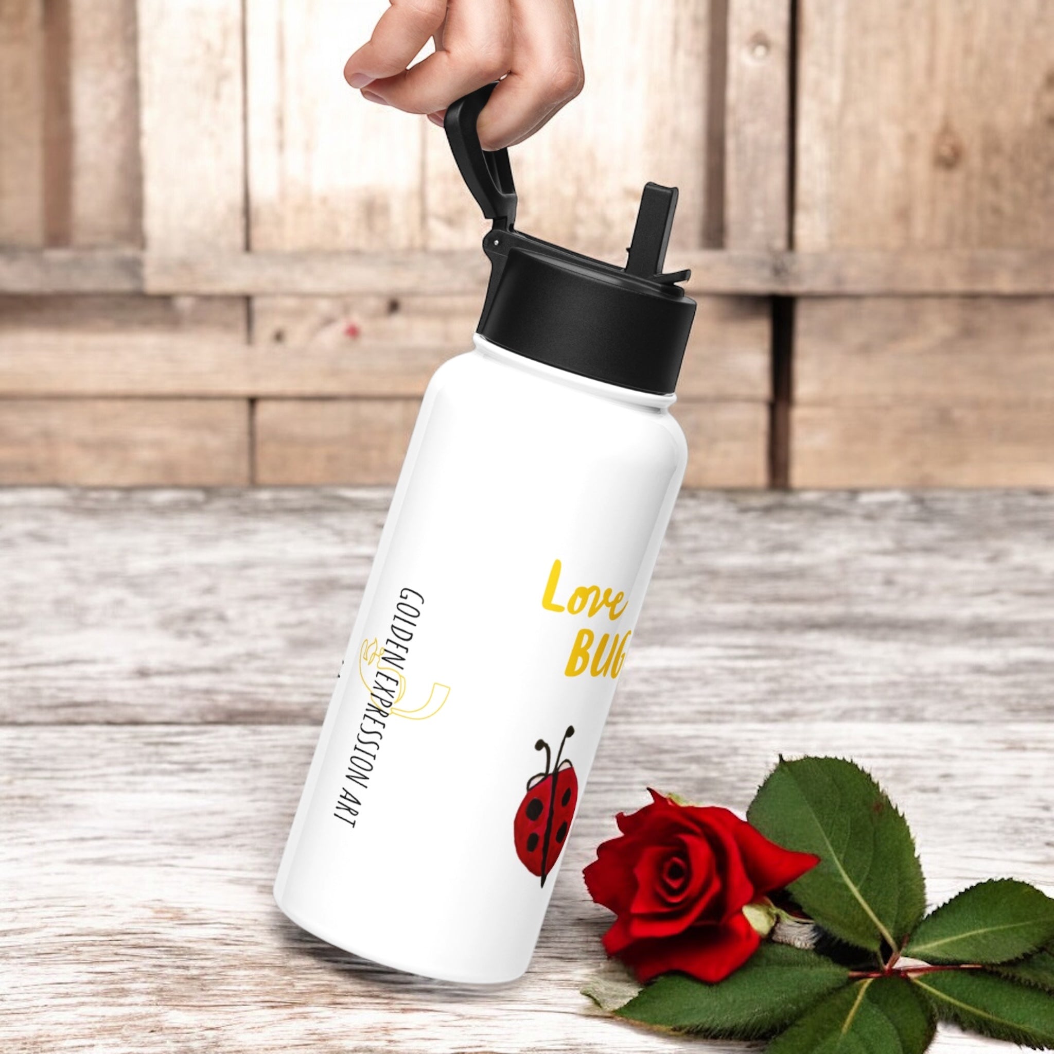 Water Well Stainless Steel Tumbler - Golden Expression Art
