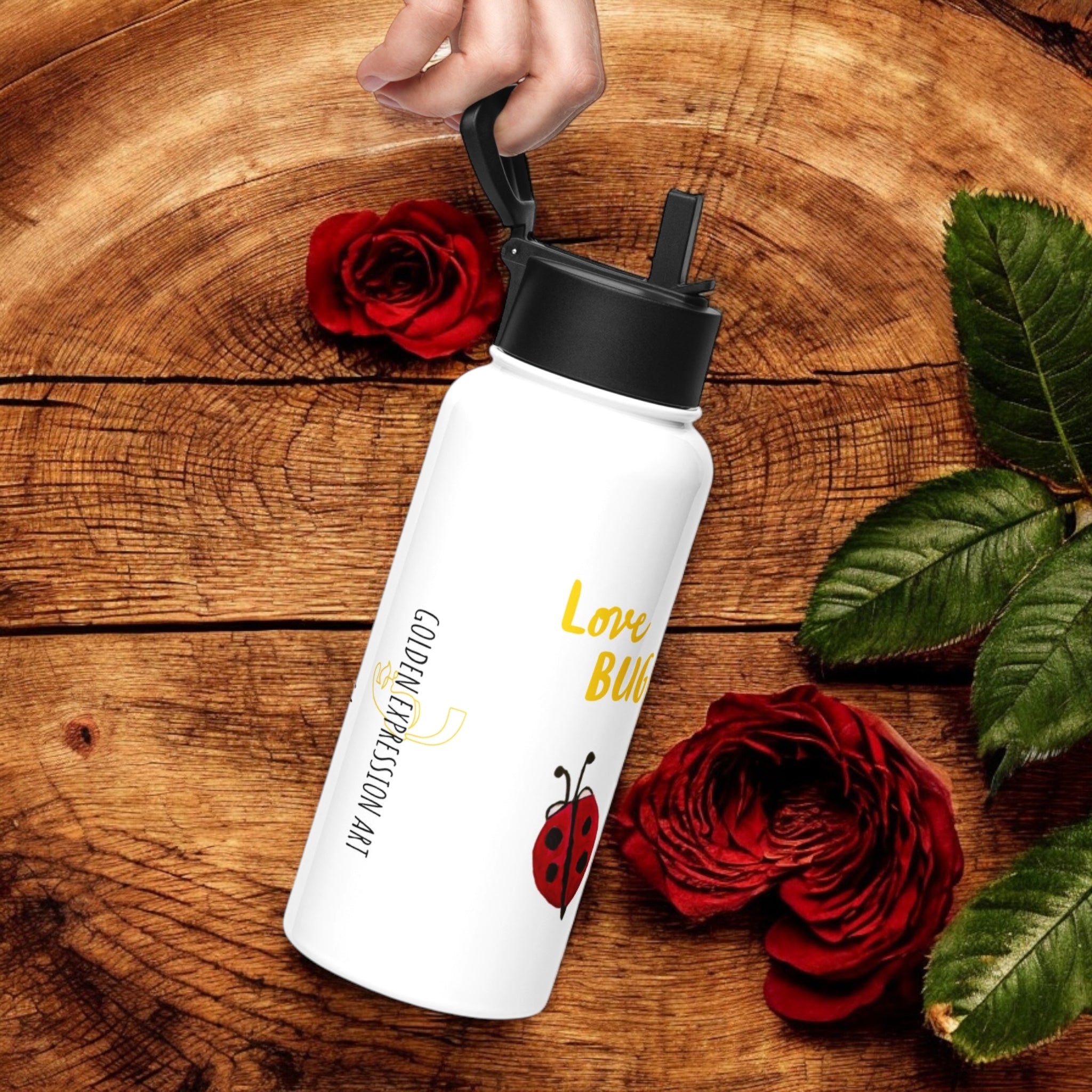 Water Well Stainless Steel Tumbler - Golden Expression Art