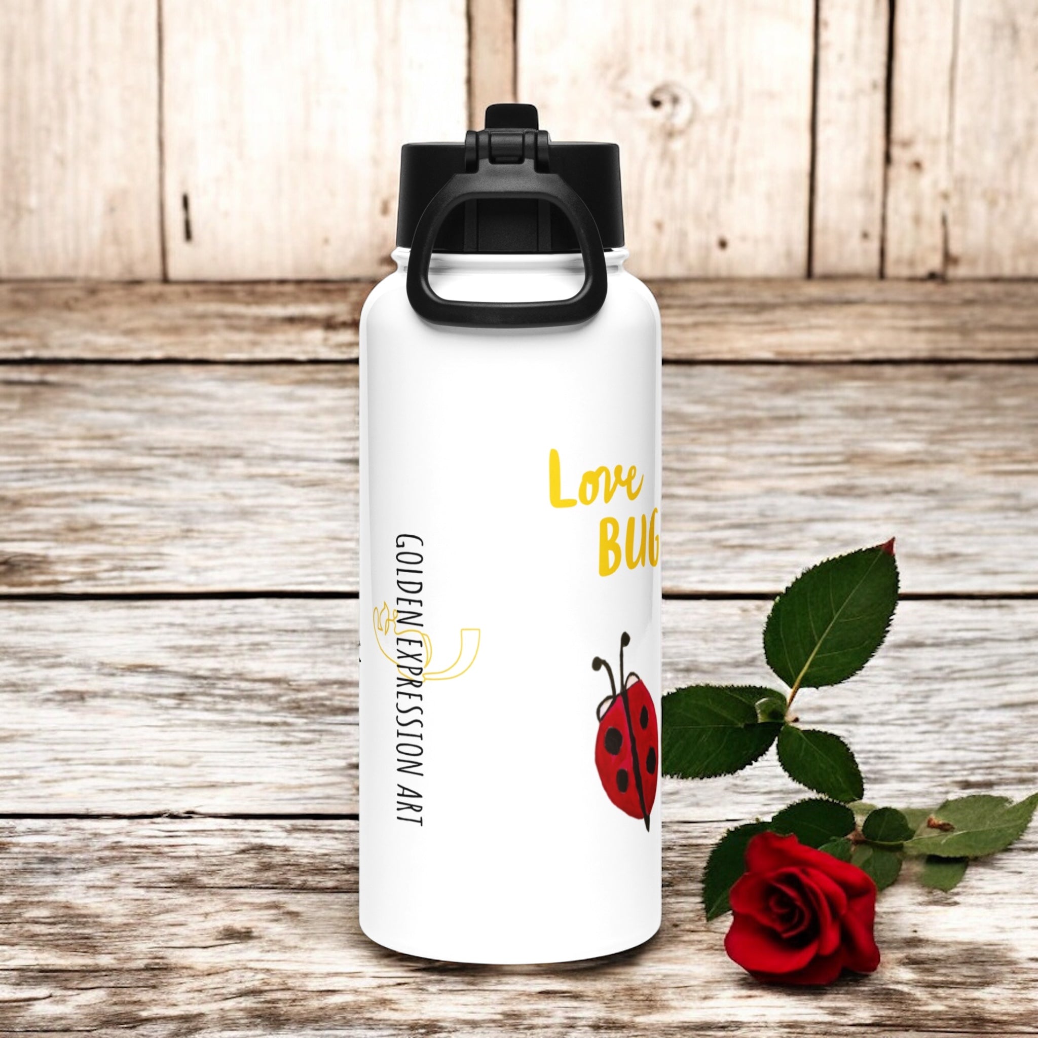 Water Well Stainless Steel Tumbler - Golden Expression Art