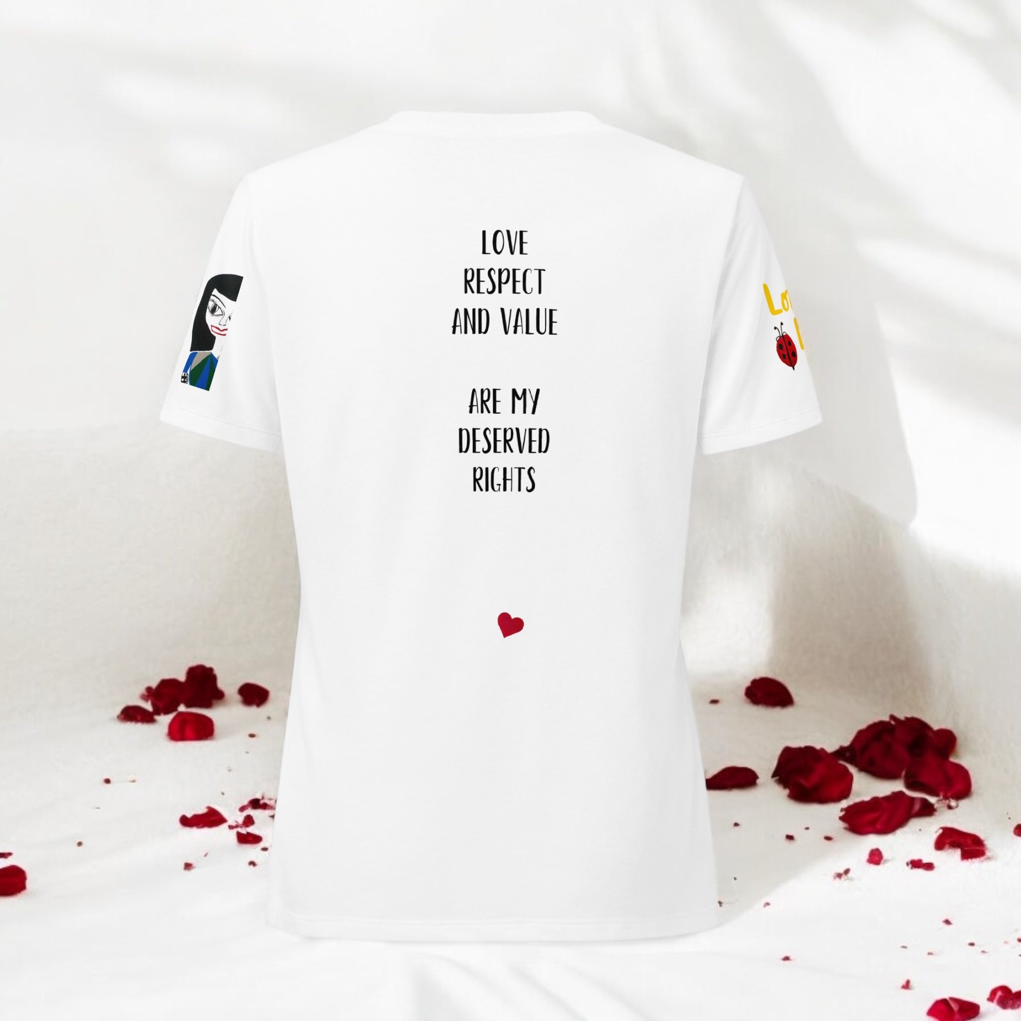 Phoenix Classic V-Neck T- Shirt - Golden Expression Art