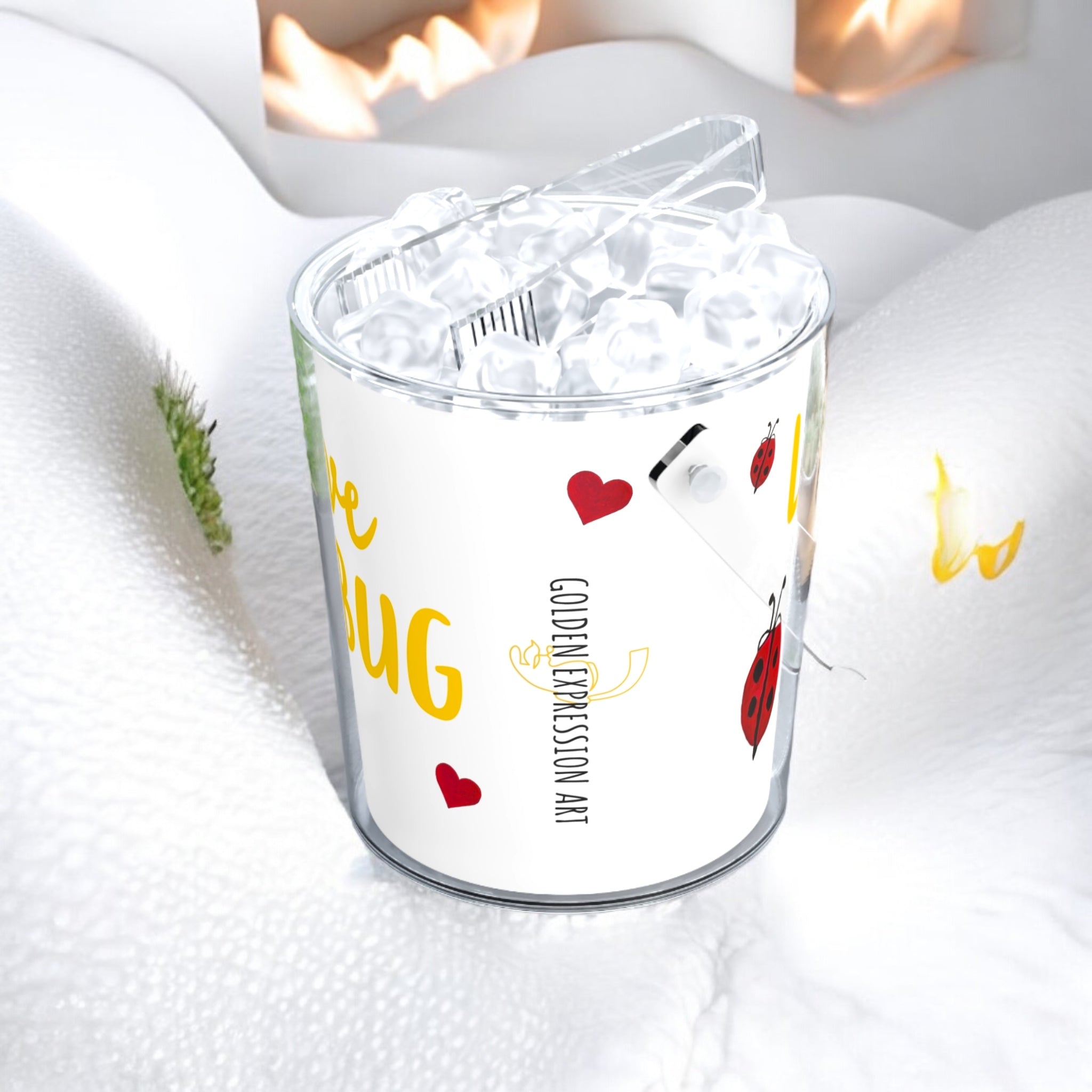 Vanity Ice Bucket - Golden Expression Art