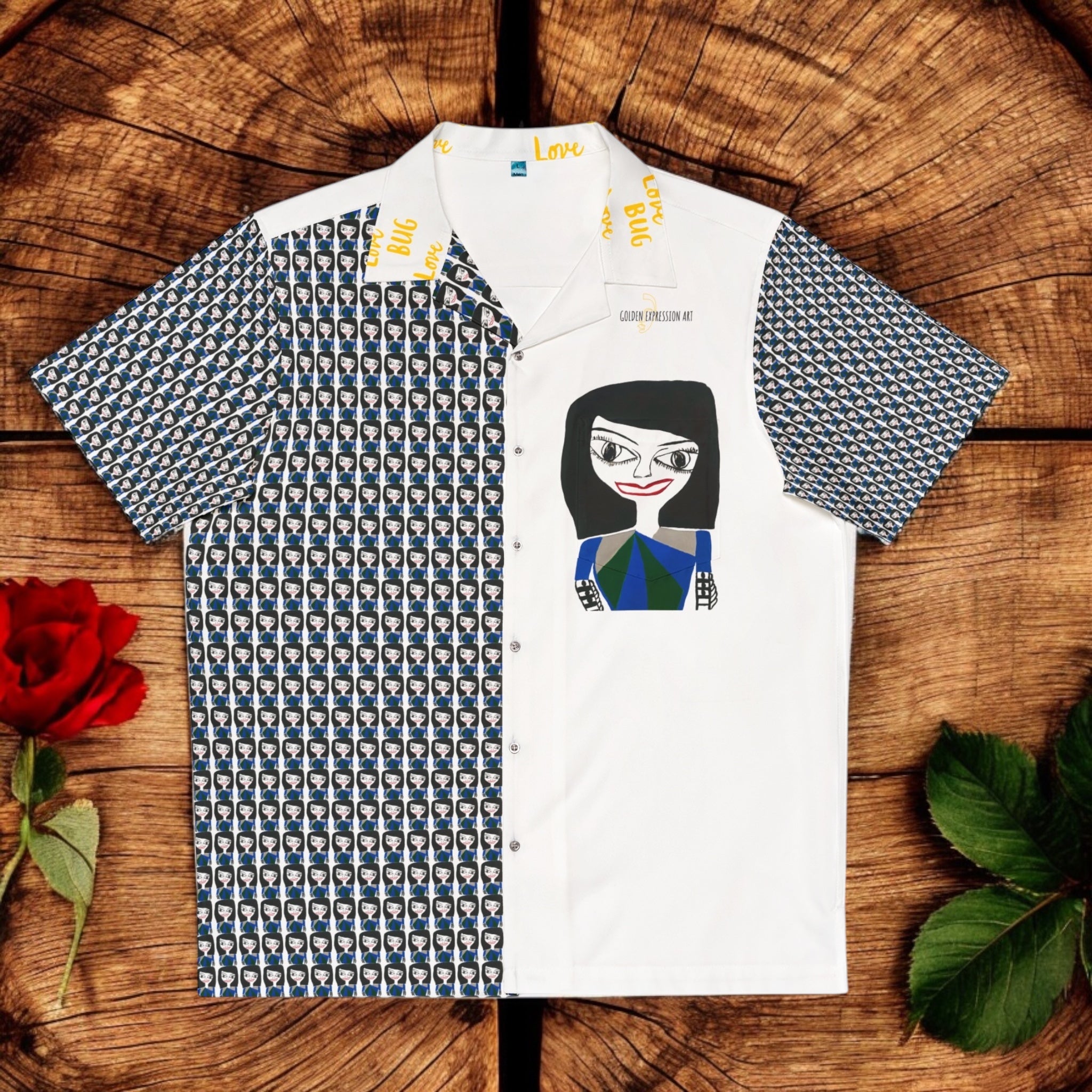Iconic Button Down - Golden Expression Art