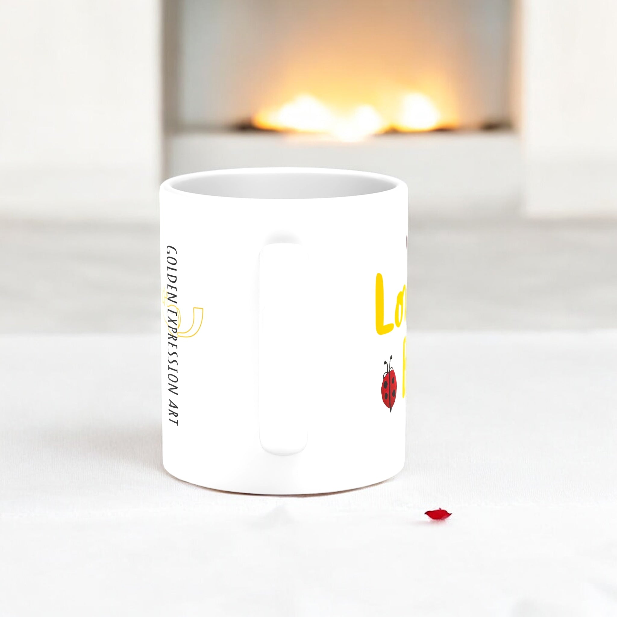 Love Tea/Coffee Mug - Golden Expression Art
