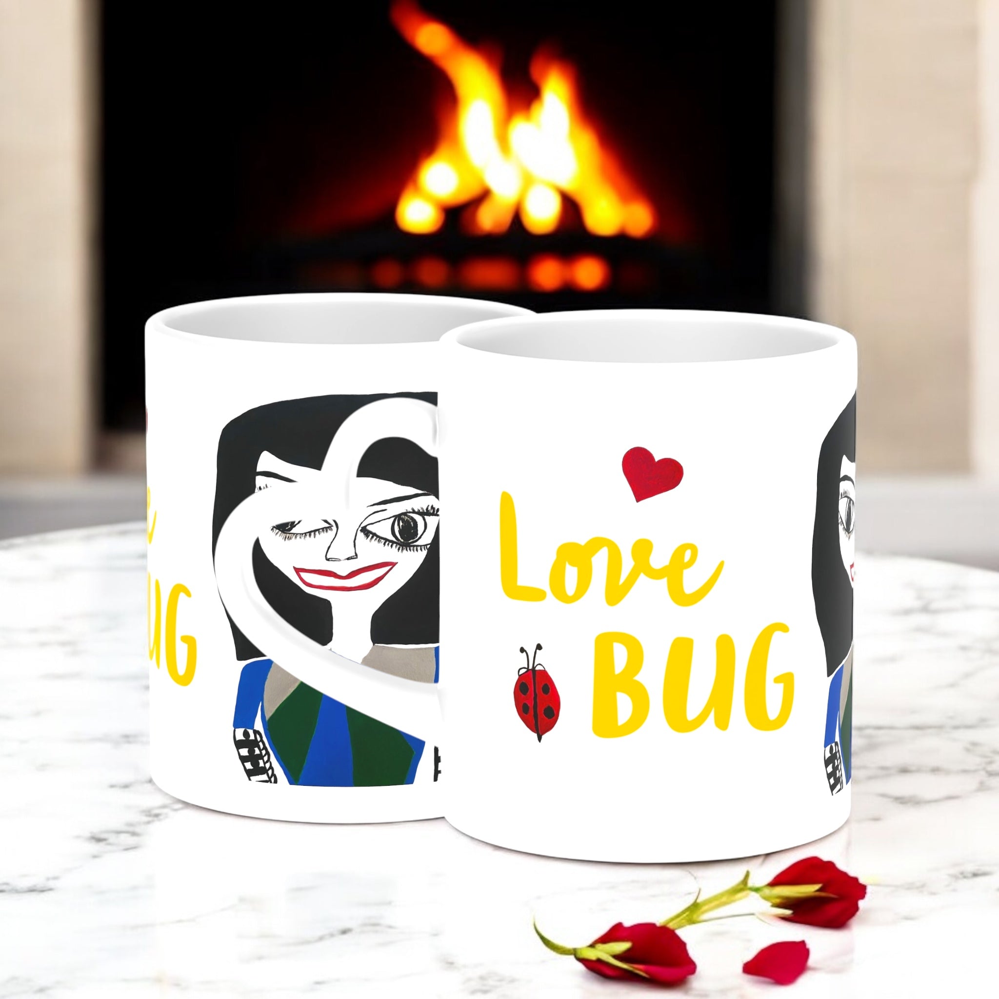 Love Tea/Coffee Mug - Golden Expression Art