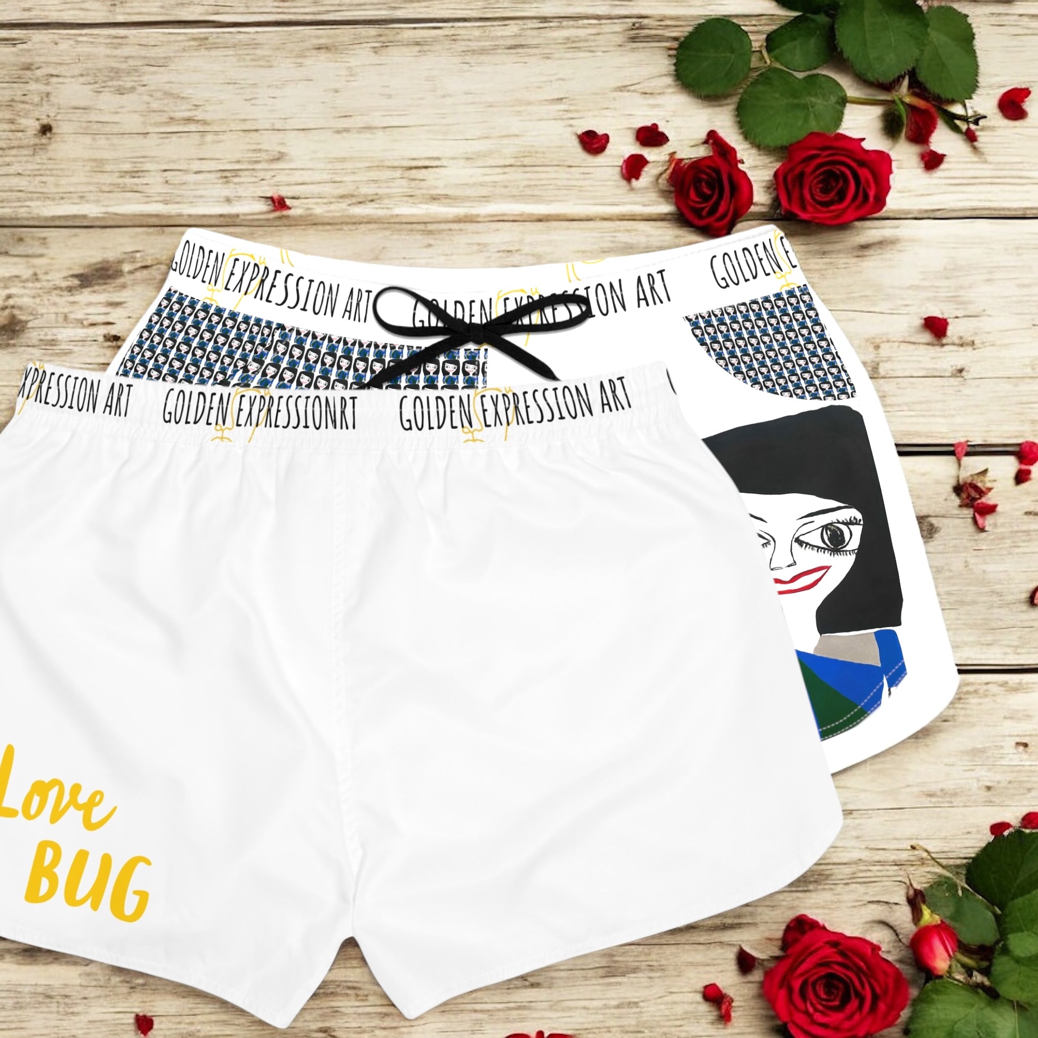 Stallion Athletic Shorts - Golden Expression Art