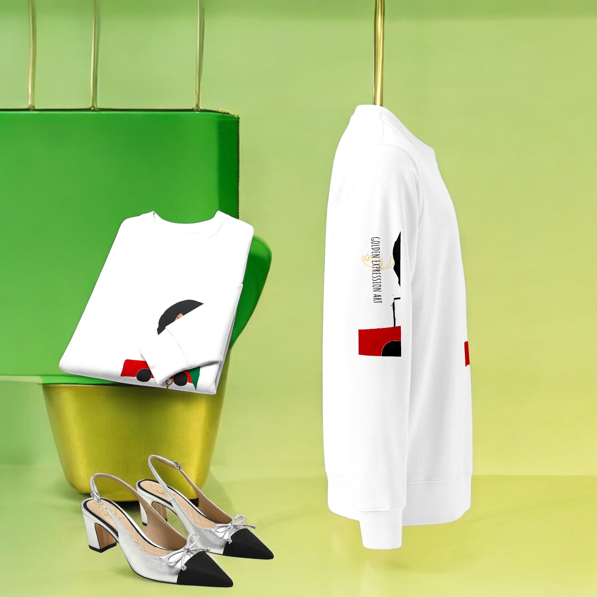 Classic Iconic Sweatshirt - Golden Expression Art