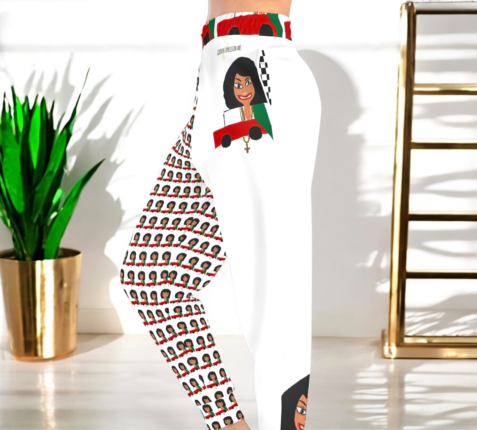 Iconic Epic Athletic Joggers - Golden Expression Art