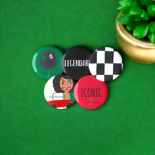 Vanity Button Pins