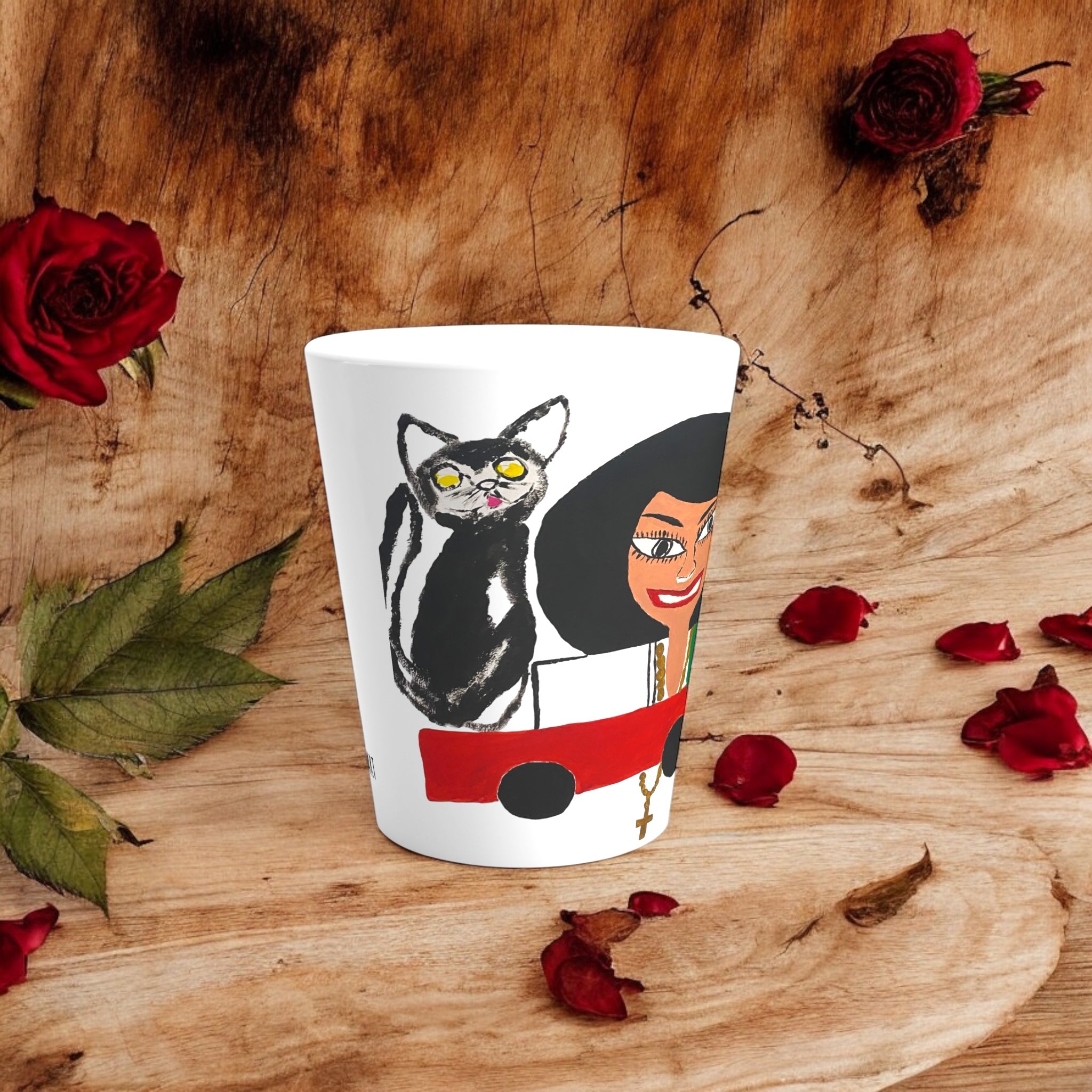 KittyConic Tea/ Coffee Mug - Golden Expression Art