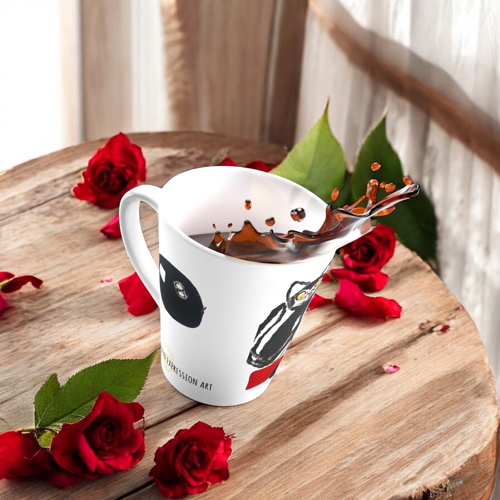 KittyConic Tea/ Coffee Mug - Golden Expression Art